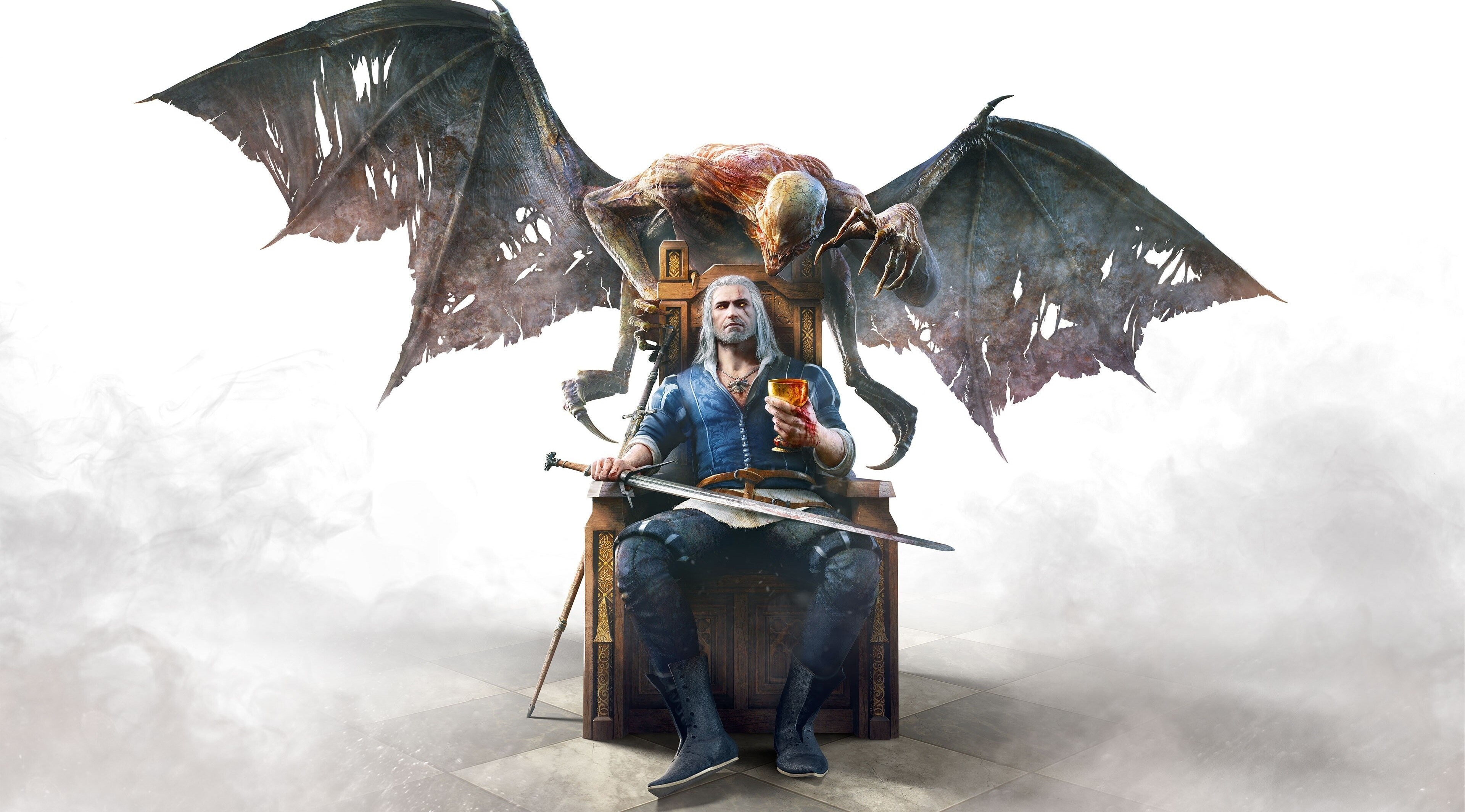 holding, full length, umbrella, real people, the witcher 3 wild hunt 4k best image, rain, protection, happiness, standing, security, day, cloud - sky, clothing, HD Wallpaper