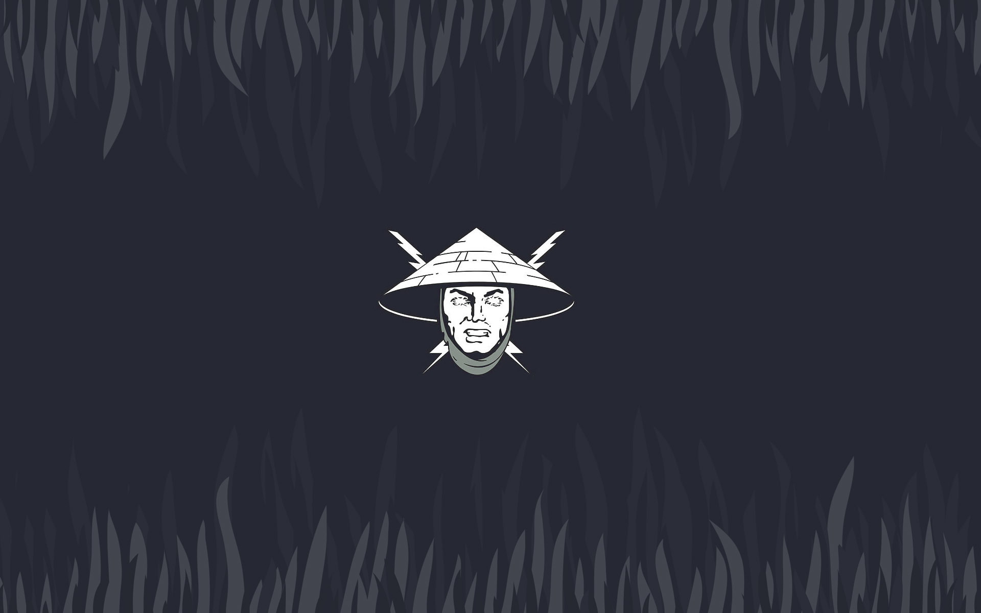 head, hat, Rayden, Raiden, minimalism, mortal kombat, the God of thunder, lightning, 1080P, HD Wallpaper