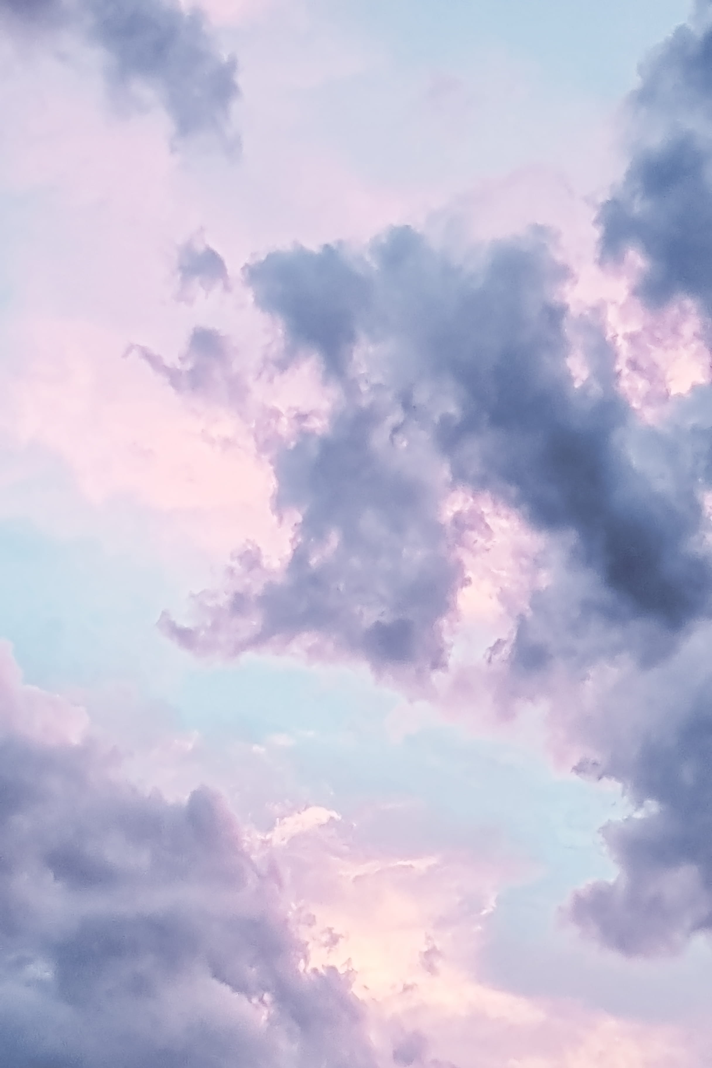 beauty in nature, tranquil scene, sunset, low angle view, cloud - sky, meteorology, orange color, moody, day, white, dark, nature, tranquility, dramatic sky, Phone HD Wallpaper