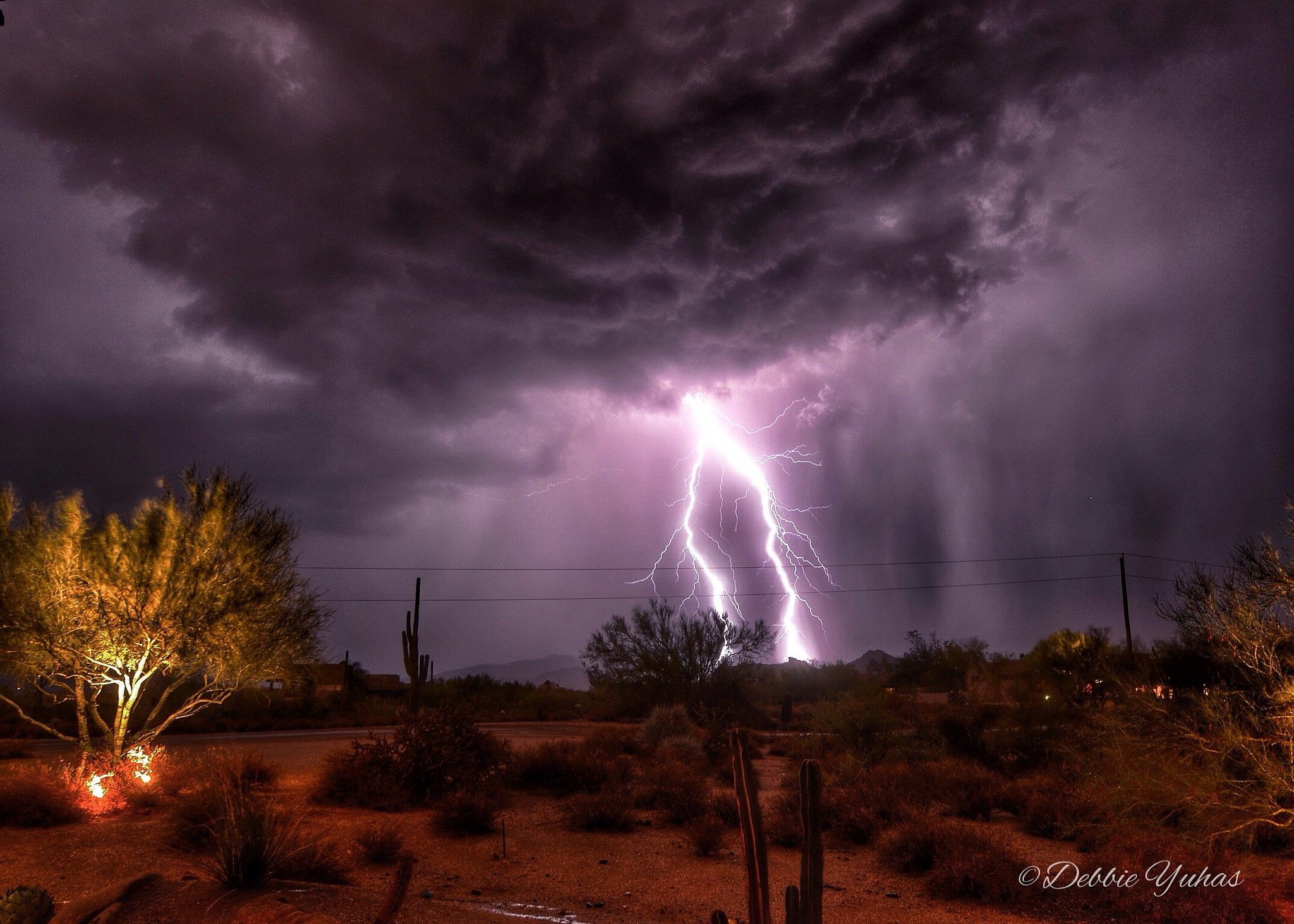 1080P, walppaper, sky, nature, foudre, flash, lightning, eclair, night, storn, thunder, nuit, HD Wallpaper