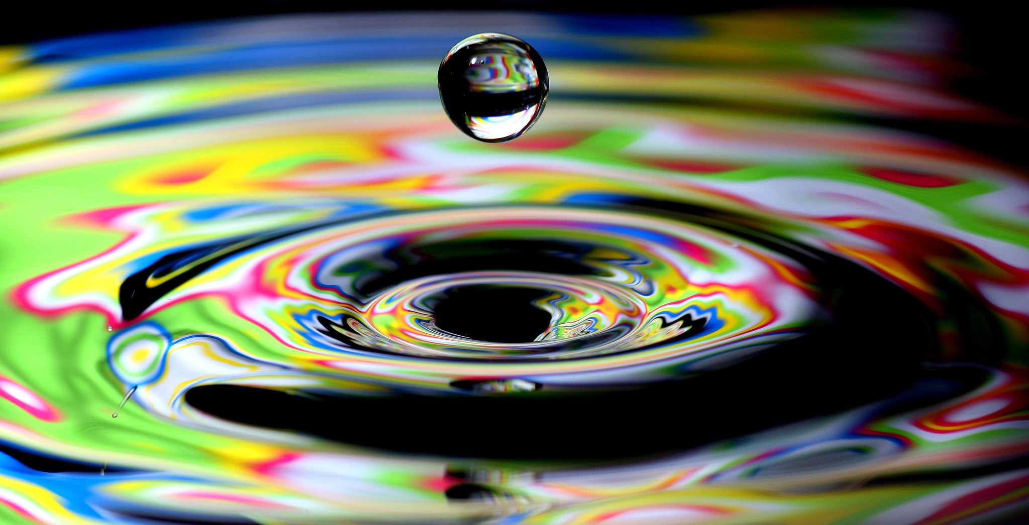 gouttes, 1080P, drop, zoom, nature, pluie, water, flowers, macro, HD Wallpaper