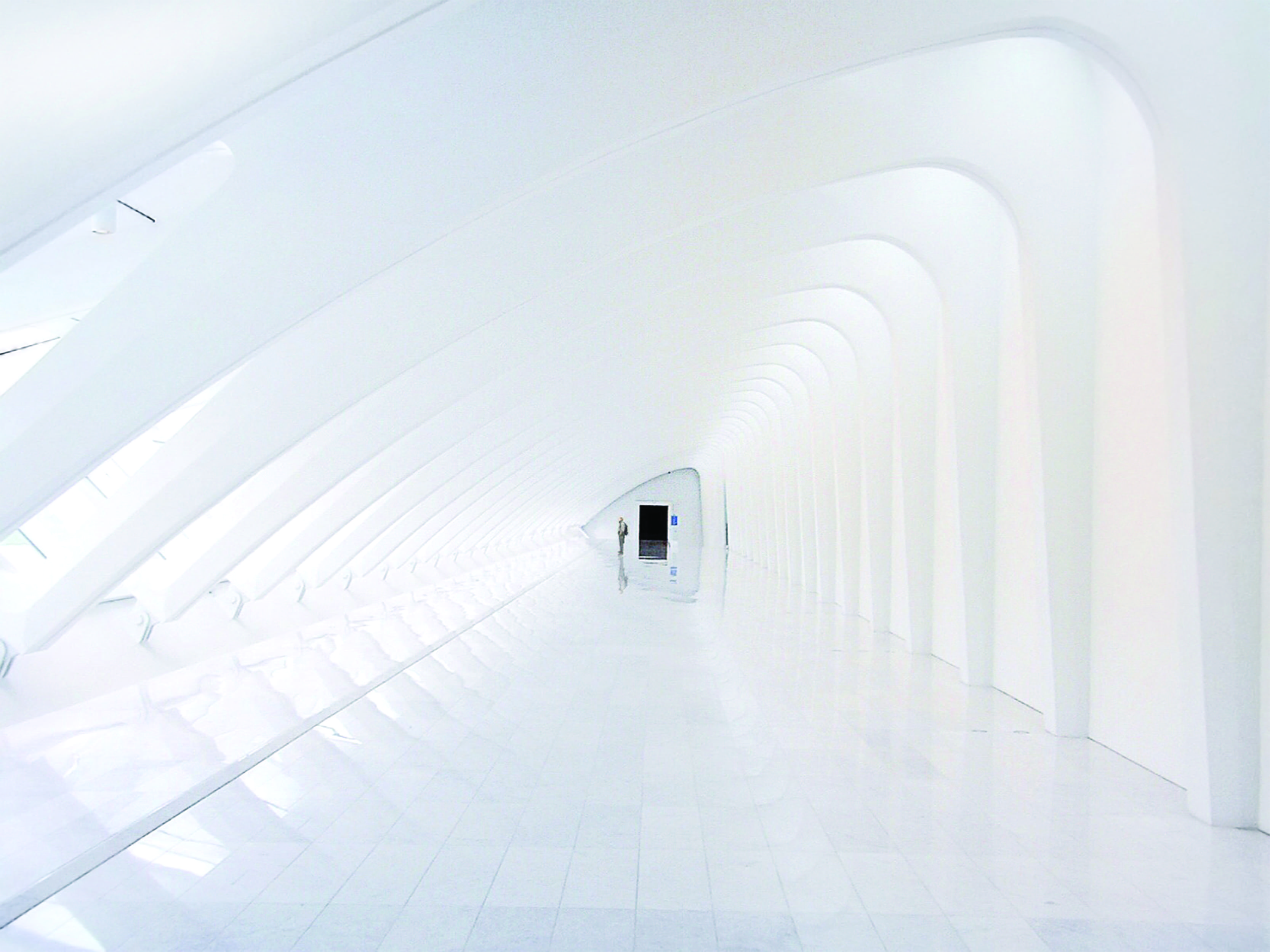 wall - building feature, architectural column, arc, colonnade, clean, architecture, minimal, day, ceiling, shape, corridor, window, absence, united states, HD Wallpaper