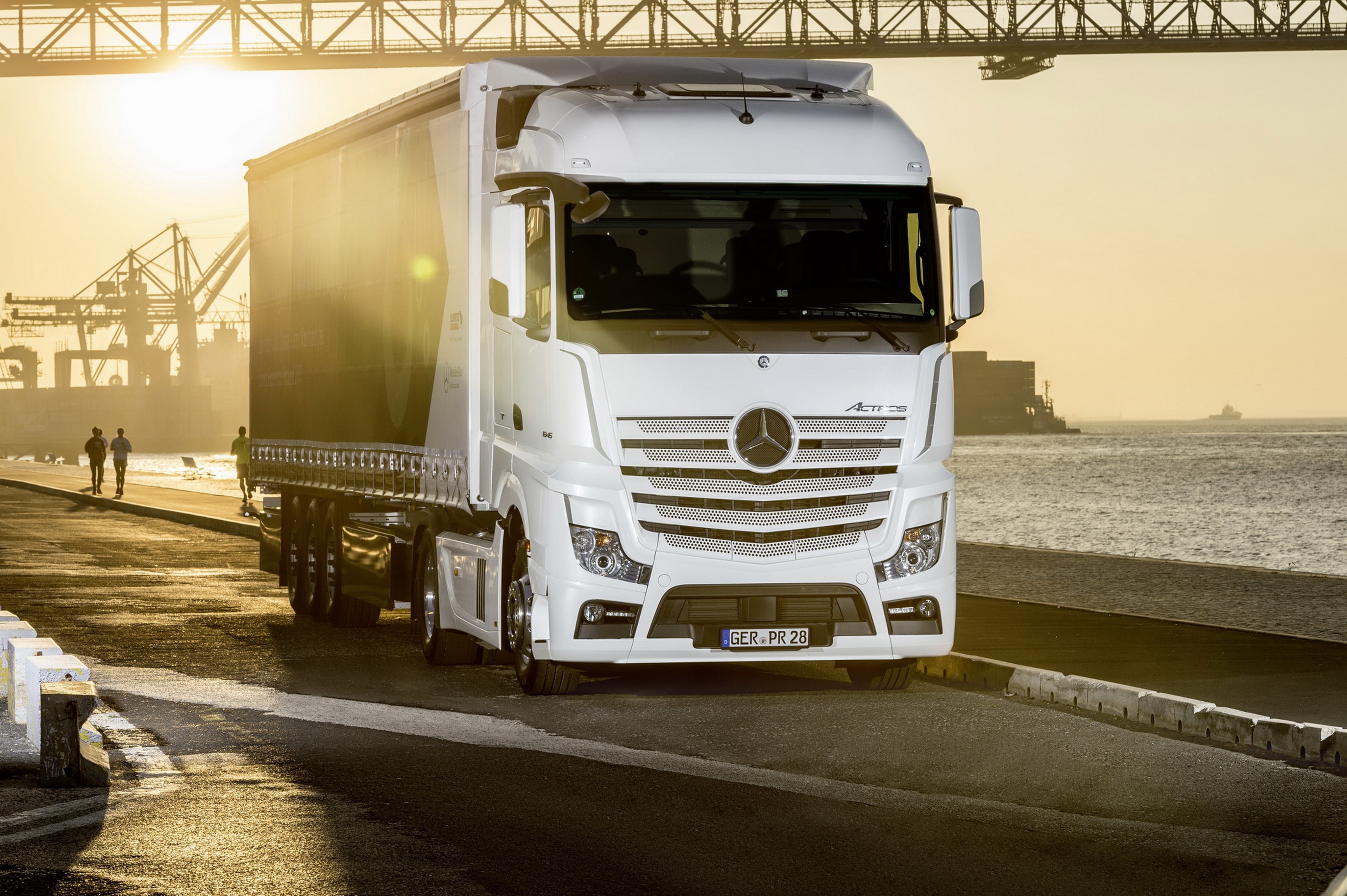 4K, actros, mercedes-benz, sattelzugmaschine, 1845, 2017, HD Wallpaper