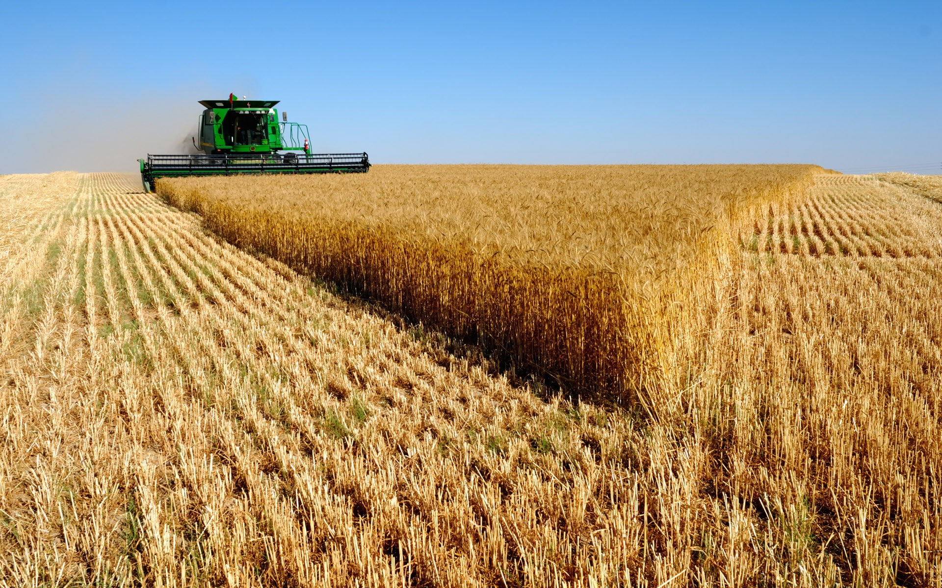 farming, john, farm, combine, 1080P, deere, wheat, construction, industrial, tractor, harvester, rustic, vehicles, HD Wallpaper