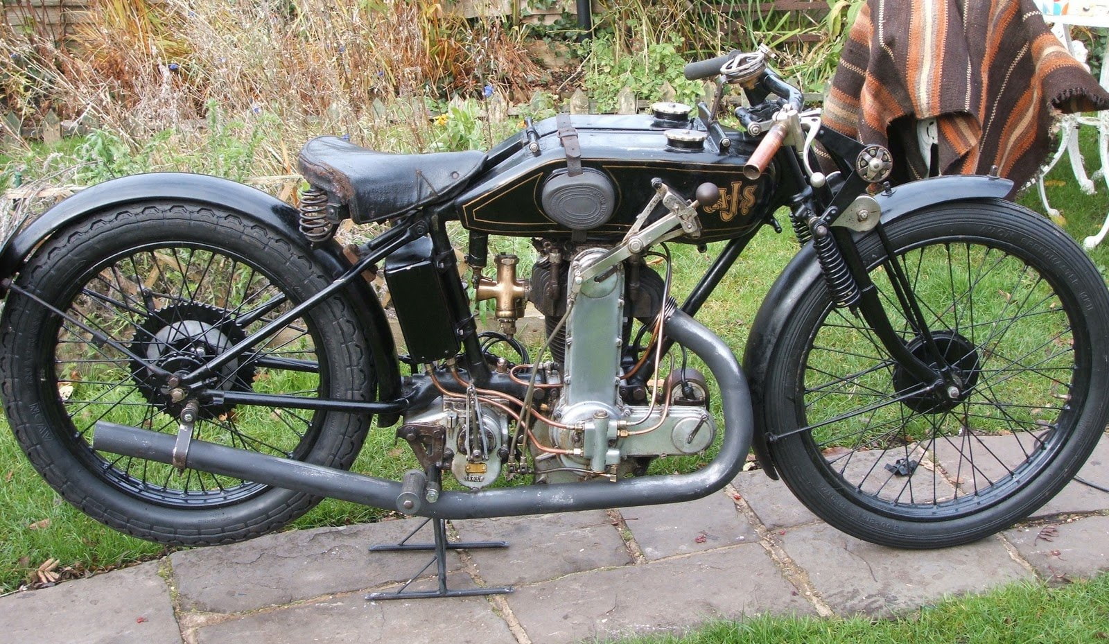 retro, 720P, race, bike, british, racing, ajs, vintage, motorbike, motorcycle, classic, HD Wallpaper