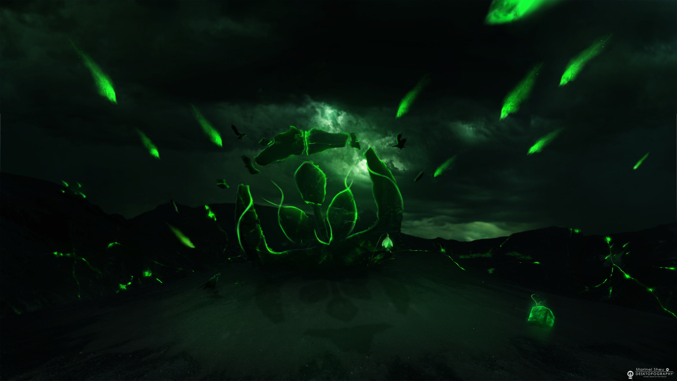 kryptonite, 3d and abstract, 2K, HD Wallpaper