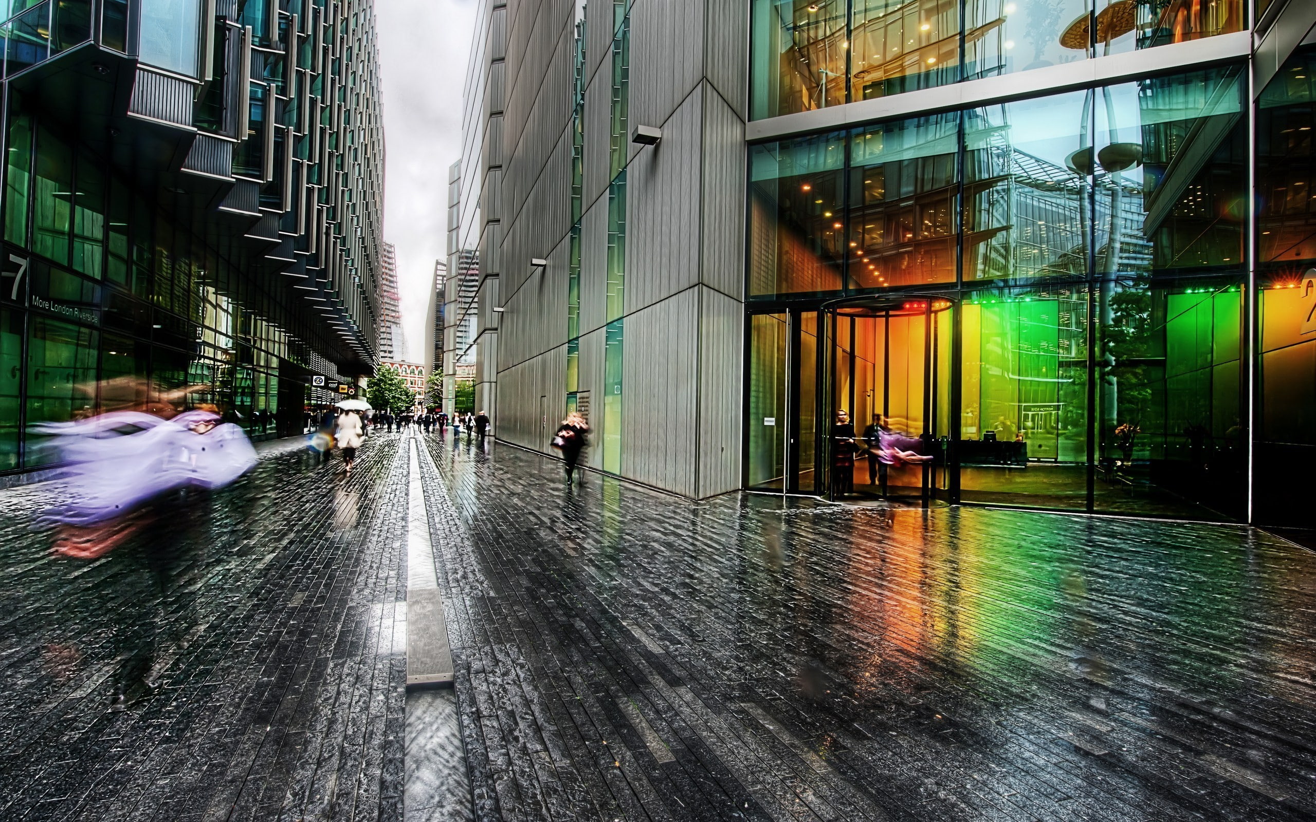 timelapse, hdr, cityscape, hd, 2K, buildings, HD Wallpaper