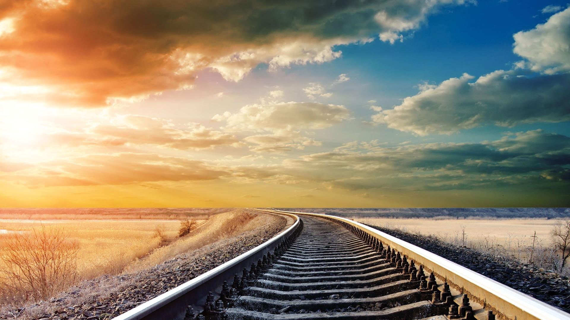 1080P, rural, travel, auto, track, landscape, car, drive, horizon, field, way, tranquility, vanishing point, scenics - nature, motion, street, summer, HD Wallpaper