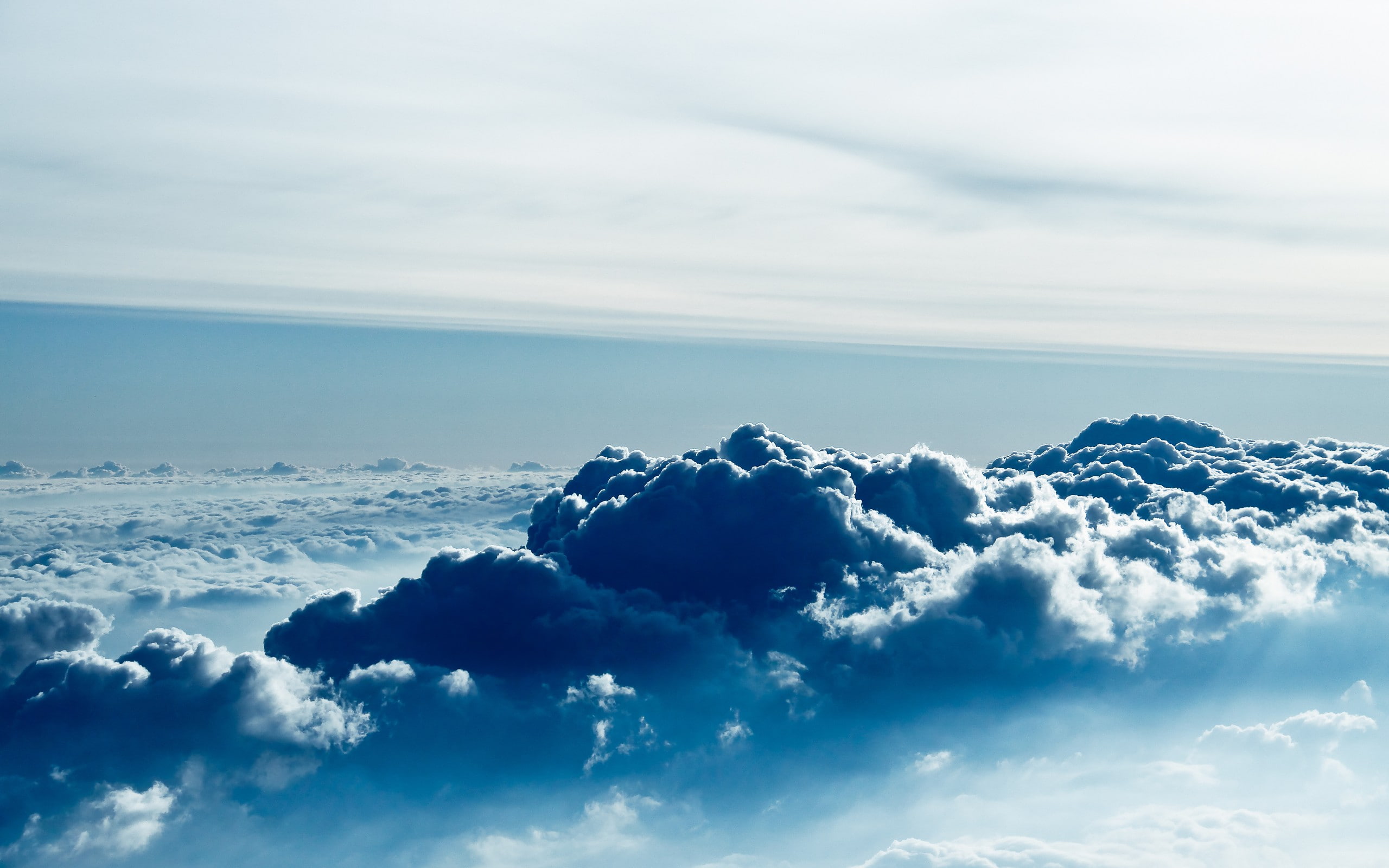 clouds, beyond, beyond the clouds, 2K, nature, HD Wallpaper