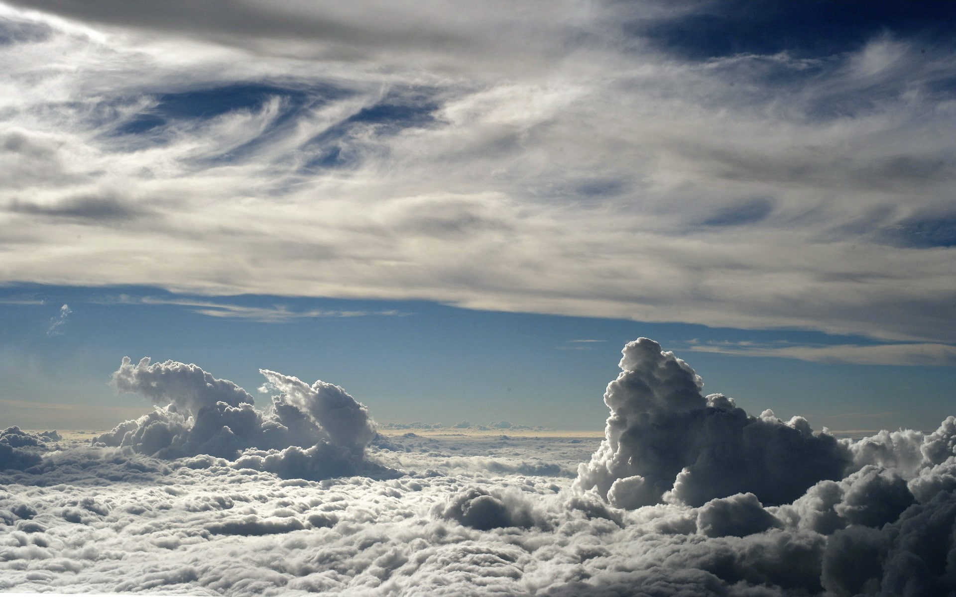 clouds, sky, nature, Beyond The Clouds, 1080P, photography, HD Wallpaper