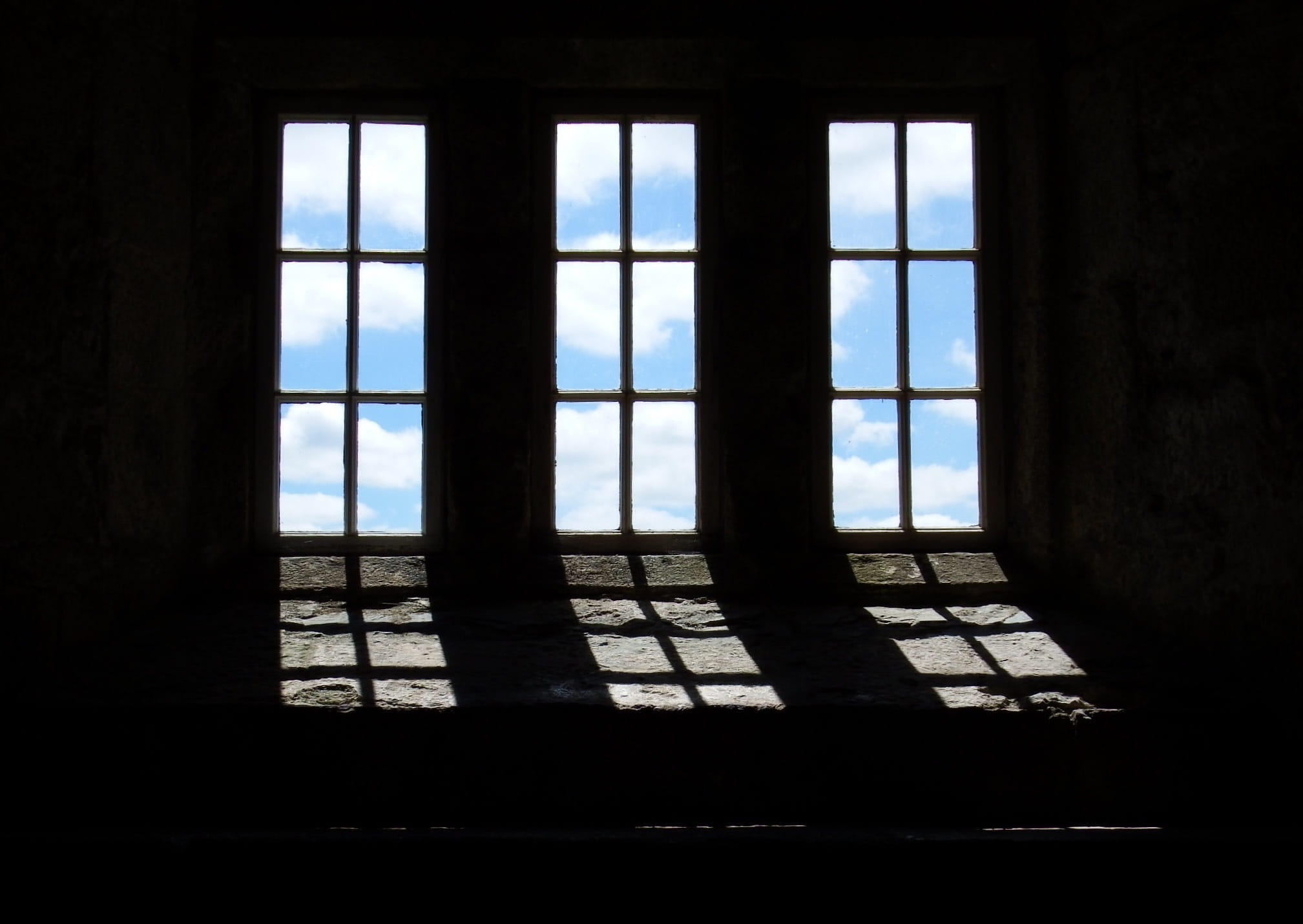 tower, harmony, sky, grate, shape, silhouette, architecture, built structure, glass - material, dark, Contrast, 1080P, beyond, ancient, Clouds, no people, HD Wallpaper
