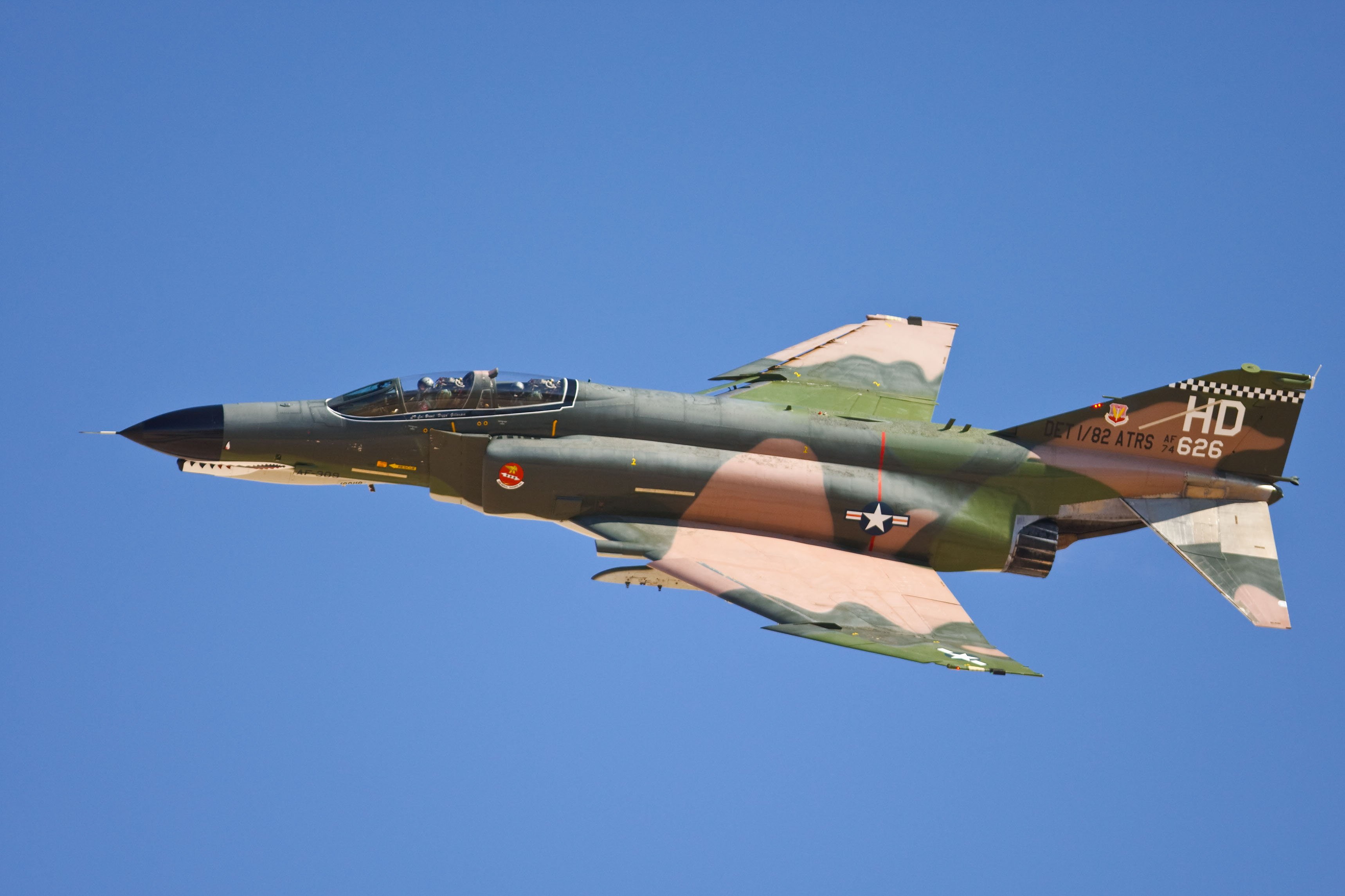 airplane, phantom, 2K, military, jet, bomber, plane, f 4, fighter, HD Wallpaper