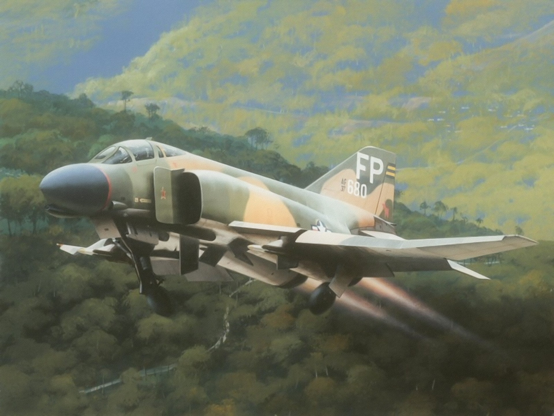 mcdonnell douglas f 4 phantom ii, 1080P, HD Wallpaper