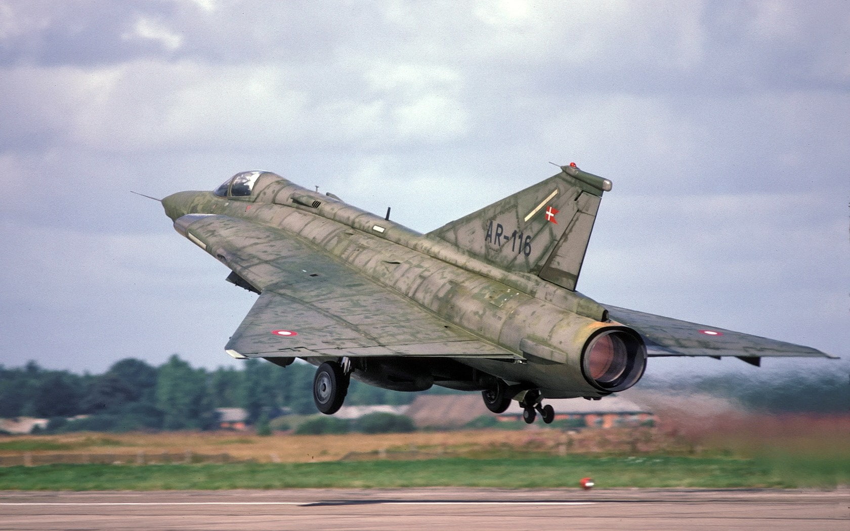 720P, saab 35 draken, HD Wallpaper