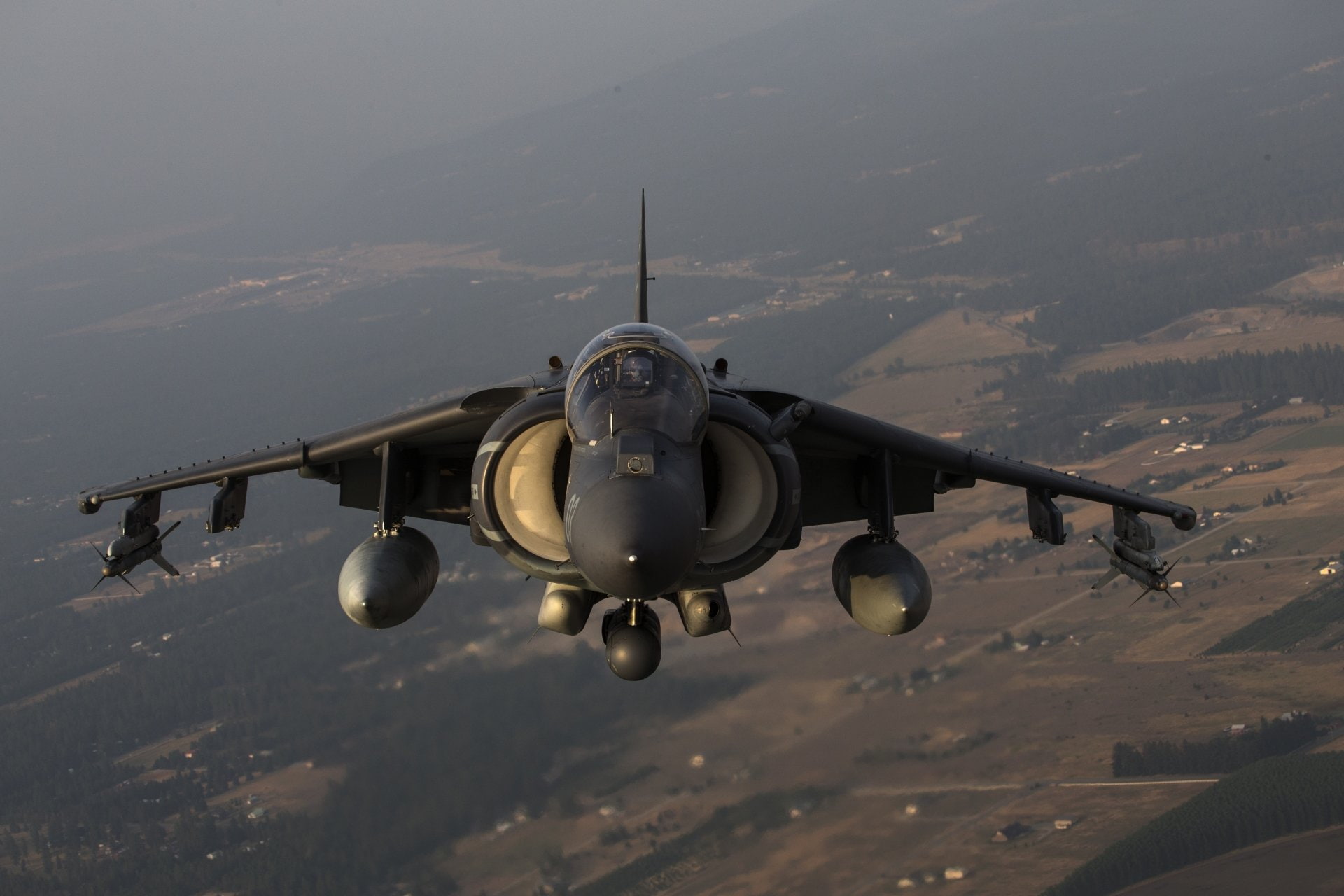 Jet Fighter, McDonnell Douglas AV-8B Harrier II, Jet Fighters, 1080P, Warplane, Aircraft, HD Wallpaper