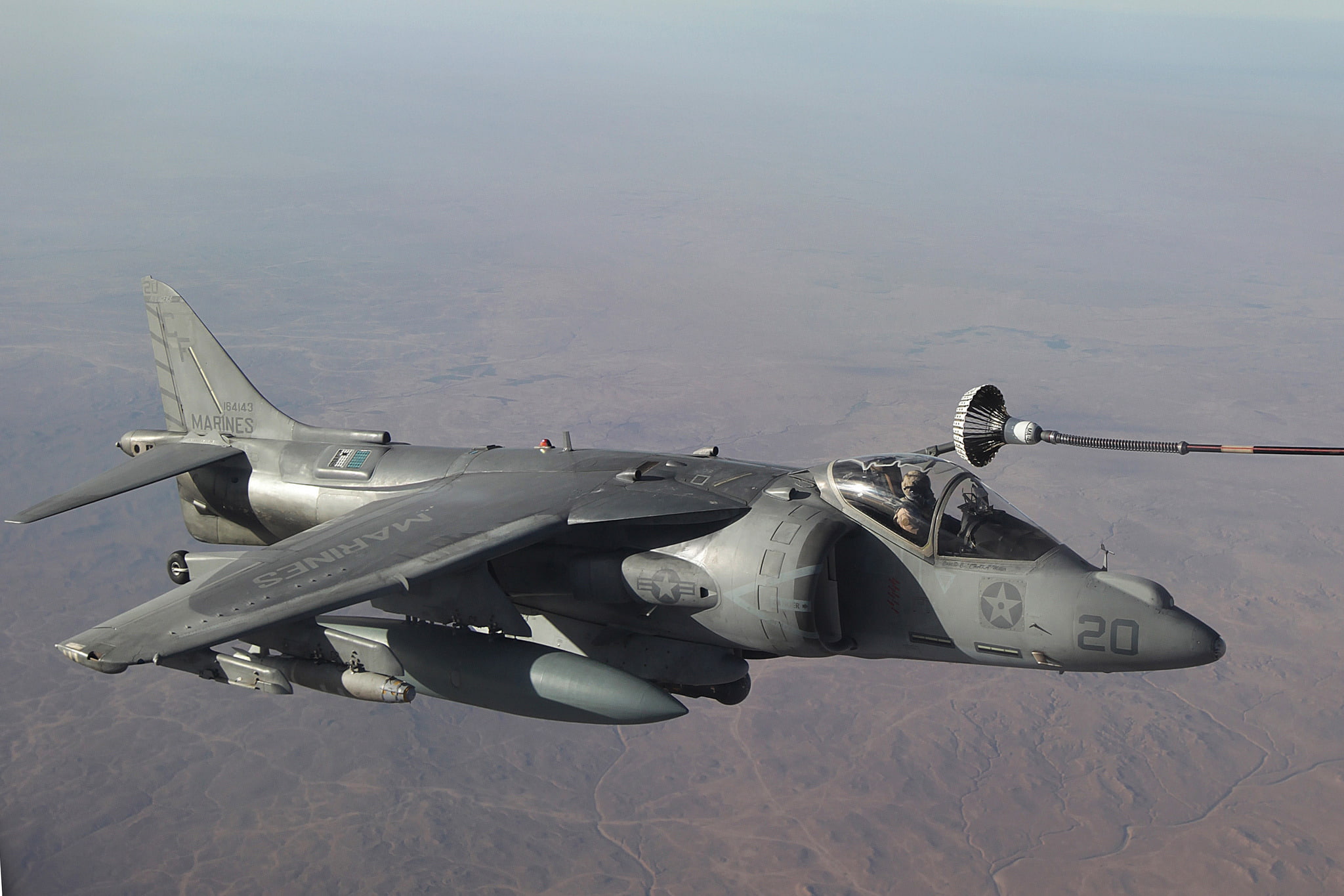 Jet Fighters, Aircraft, Warplane, Marines, 1080P, Jet Fighter, McDonnell Douglas AV-8B Harrier II, HD Wallpaper