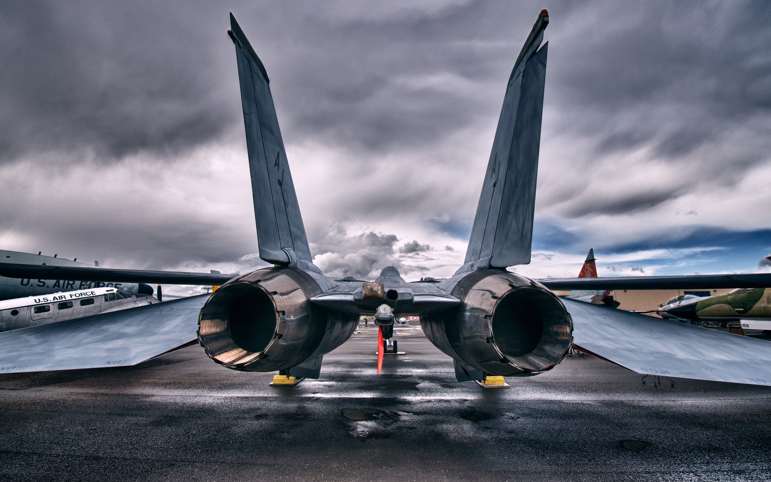 hd, fighter, tomcat, aircraft, Military, aircrafts, jet, art, 2K, x, f, HD Wallpaper