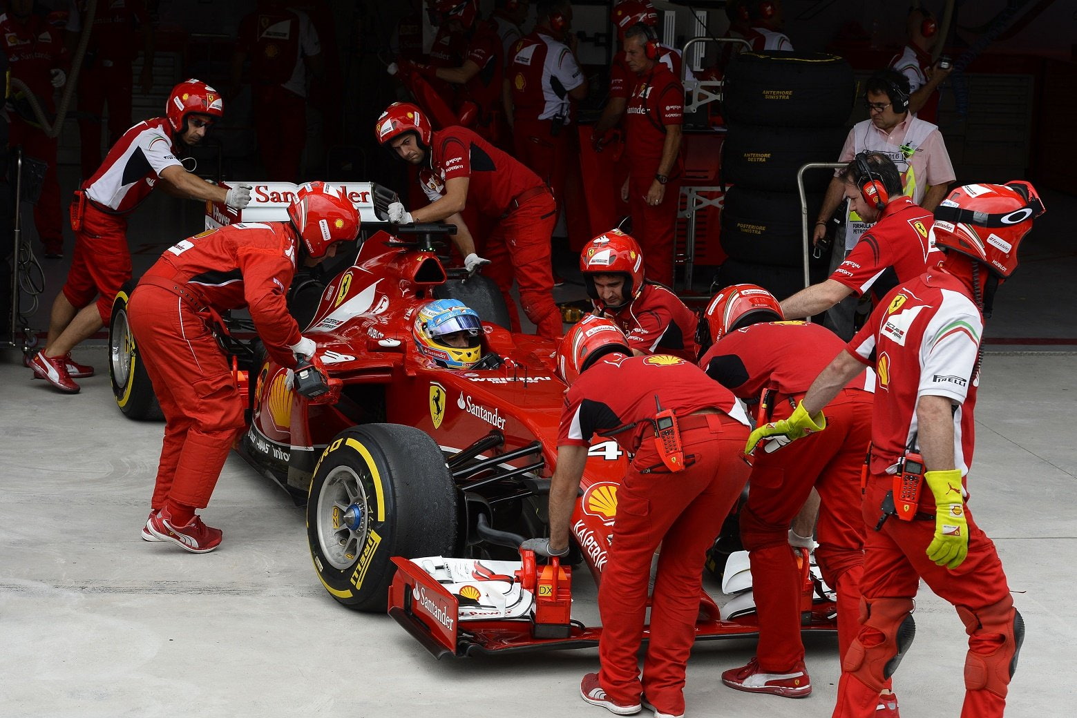 ferrari, one, f14-t, scuderia, racecars, raikkonen, alonso, 2014, formula, 720P, HD Wallpaper