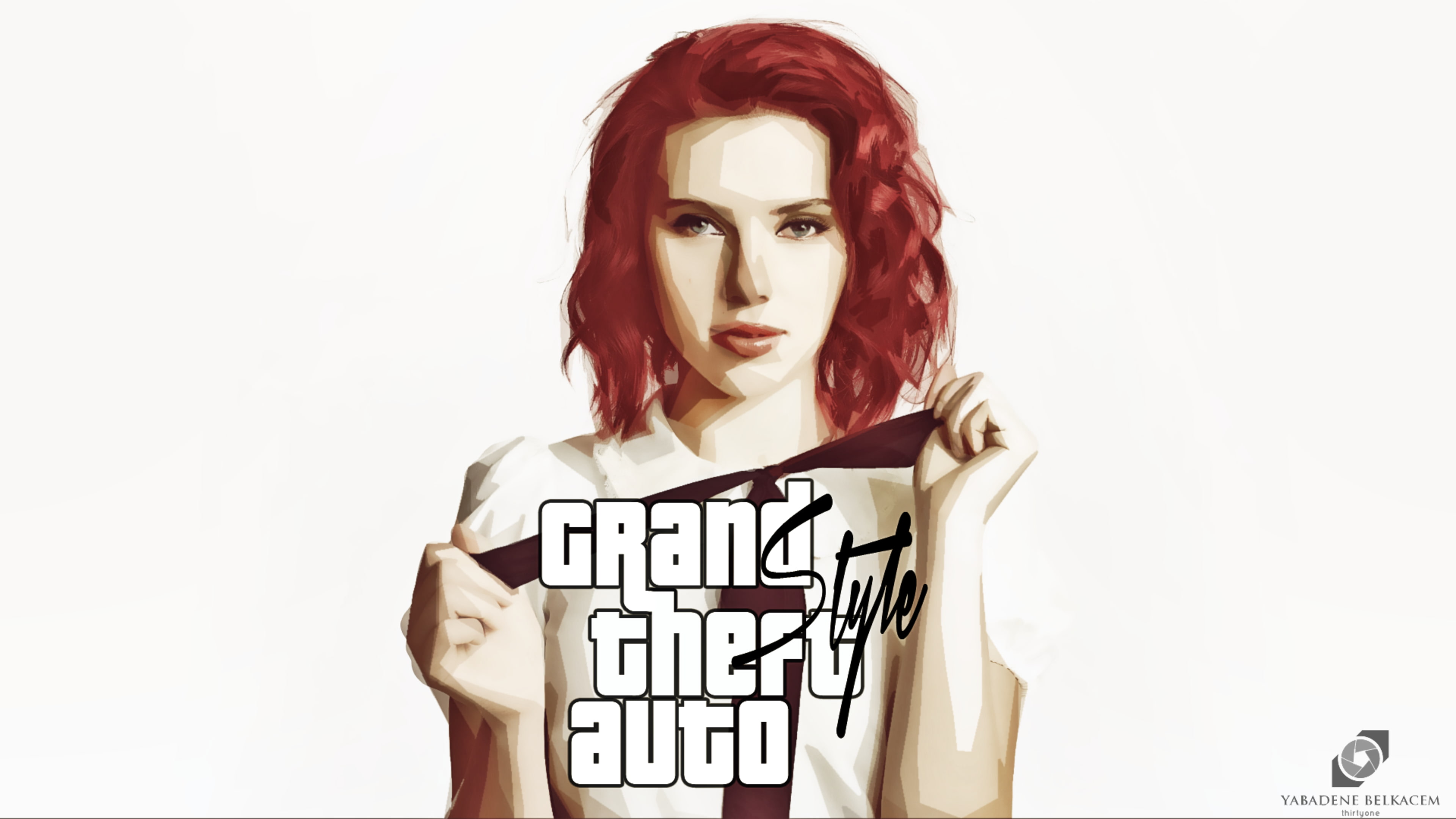 depression - sadness, adult, women, studio shot, scarlett johansson, xbox games, dyed red hair, long hair, hairstyle, one person, 4K, females, human face, HD Wallpaper
