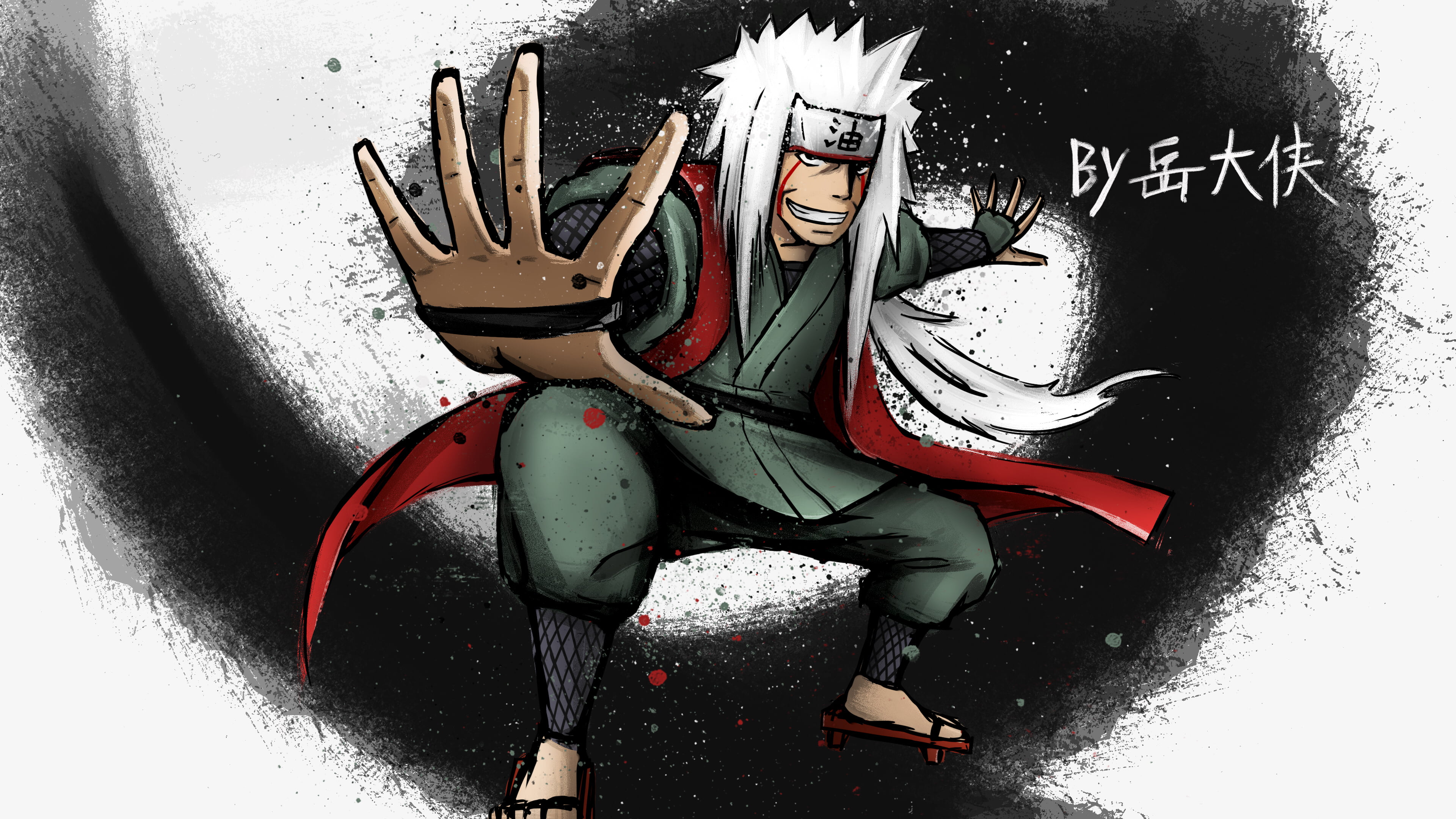 4K, Naruto, Jiraiya (Naruto), HD Wallpaper