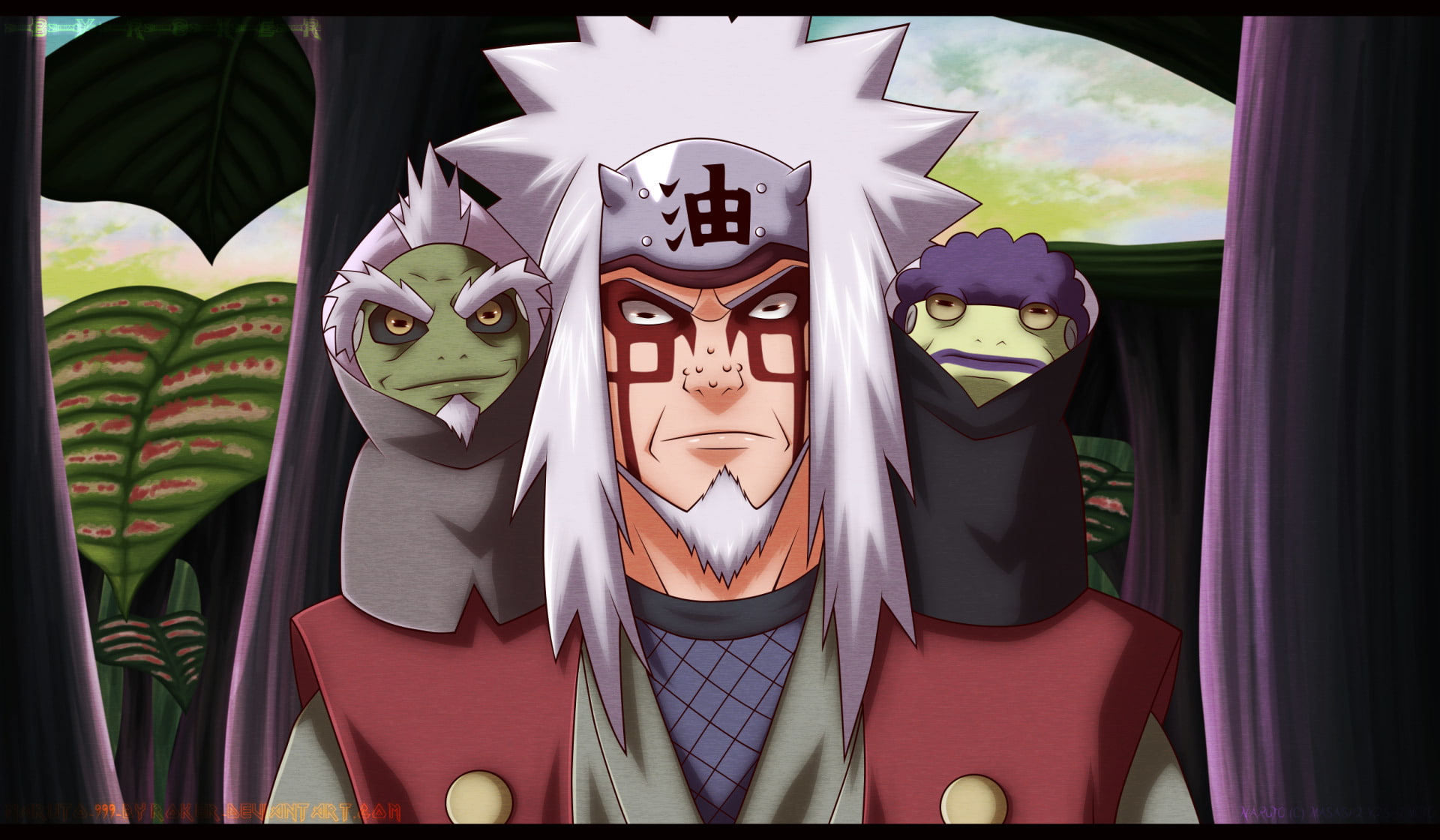 Shima (Naruto), Anime, Fukasaku (Naruto), 1080P, Naruto, Jiraiya (Naruto), HD Wallpaper