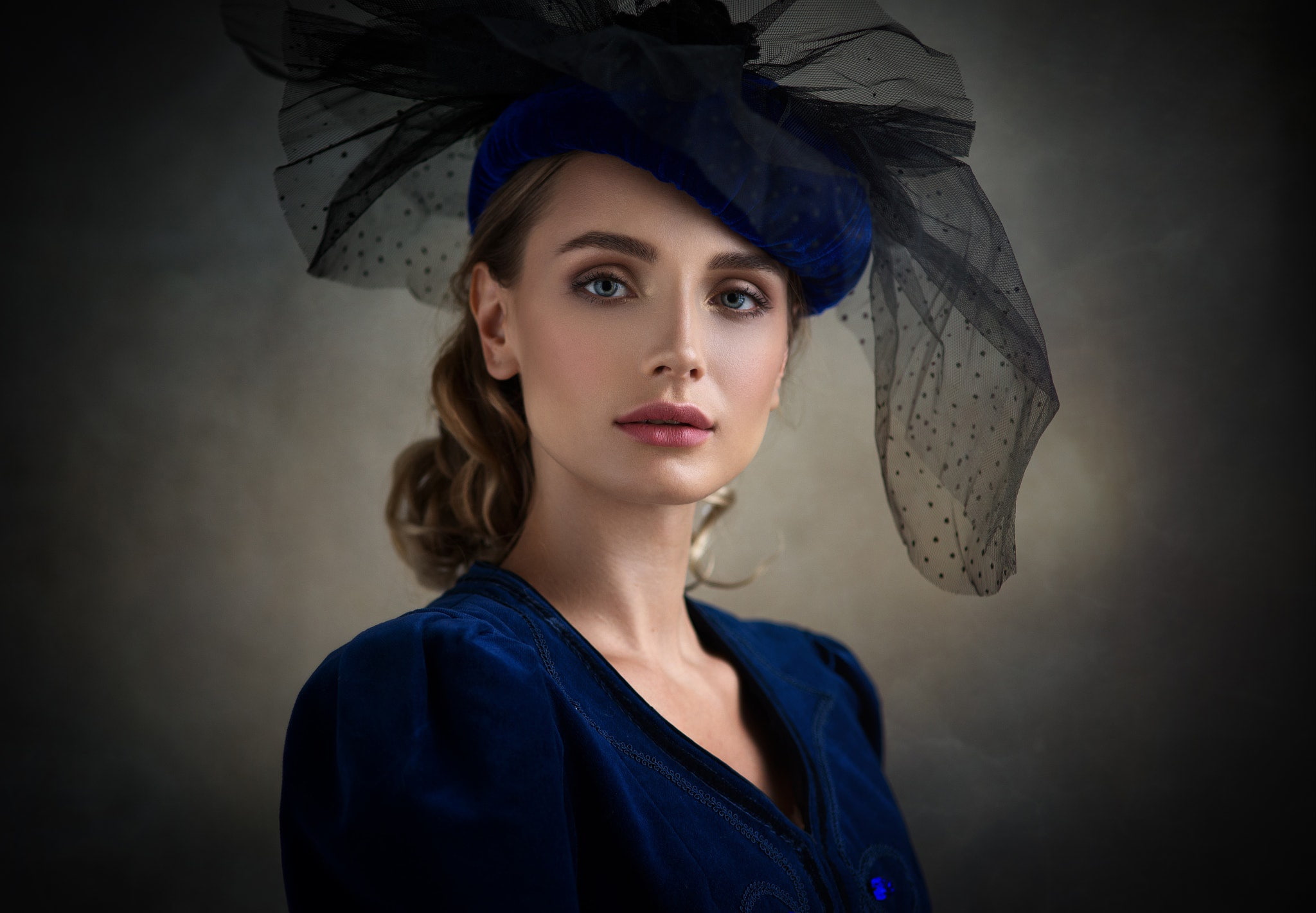 hat, Margo, portrait, photographer, look, Dennis Drozhzhin, style, 1080P, girl, HD Wallpaper