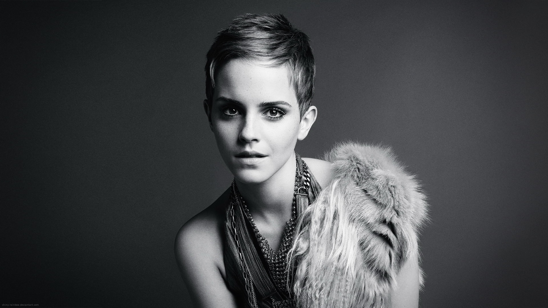 babes, greyscale, girls, photography, actress, women, emma, monochrome, fashion, 1080P, hot, watson, HD Wallpaper