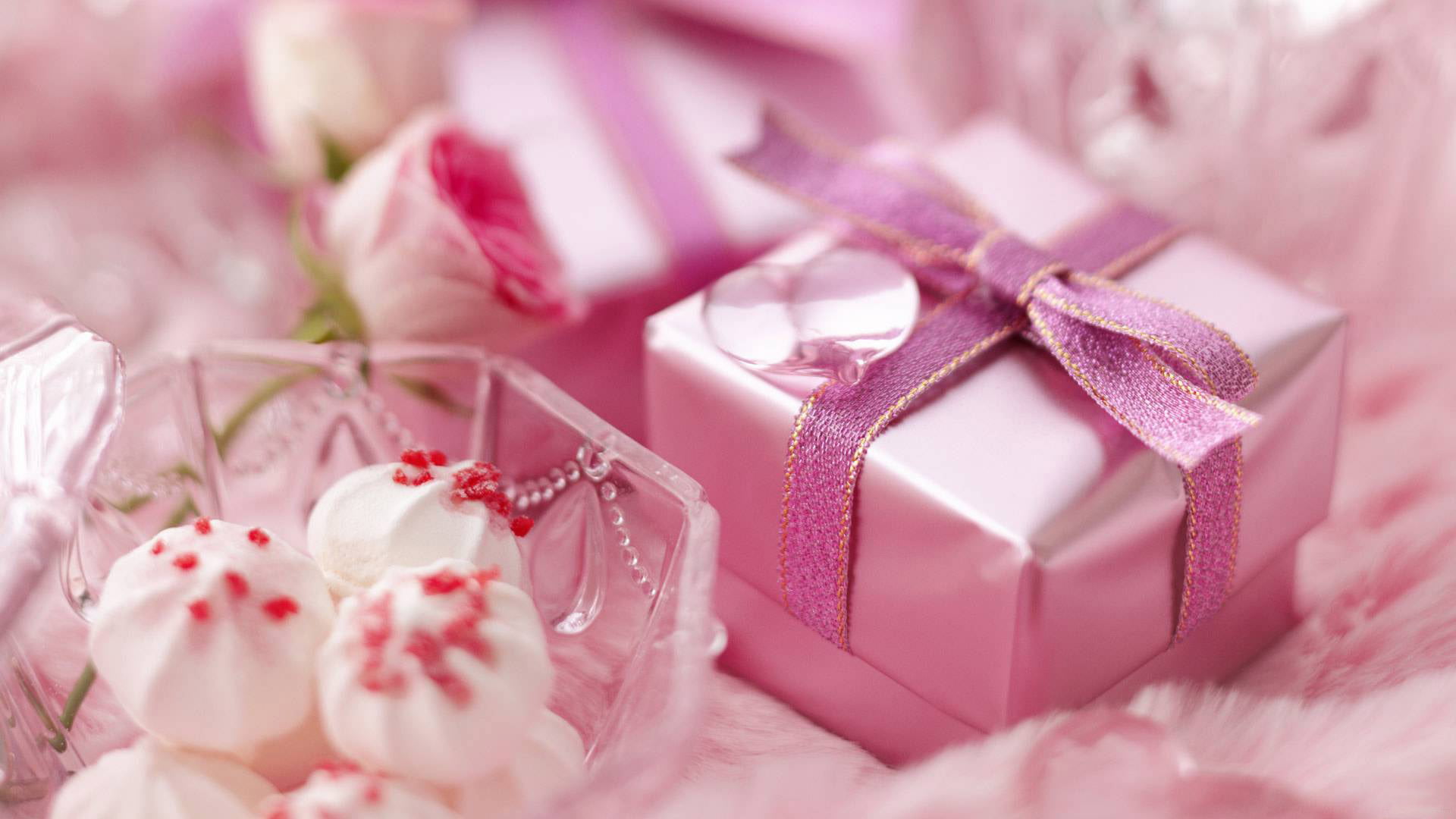 selective focus, decoration, wrapping Paper, gift, gently, studio shot, holidays And Celebrations, holiday, elegance, rose - Flower, love, box - Container, HD Wallpaper