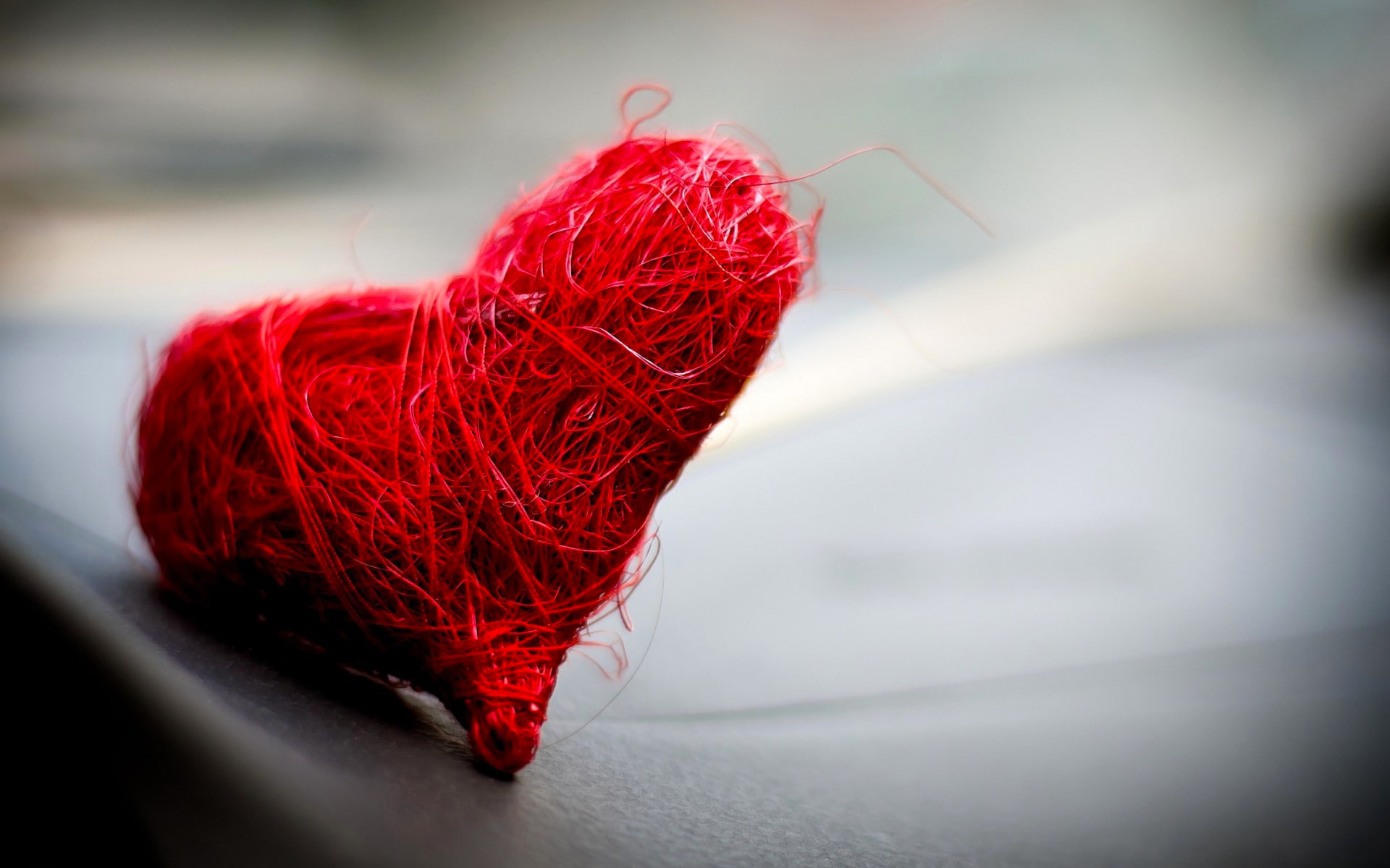 red, heart, macro, 1080P, romantic, gently, HD Wallpaper