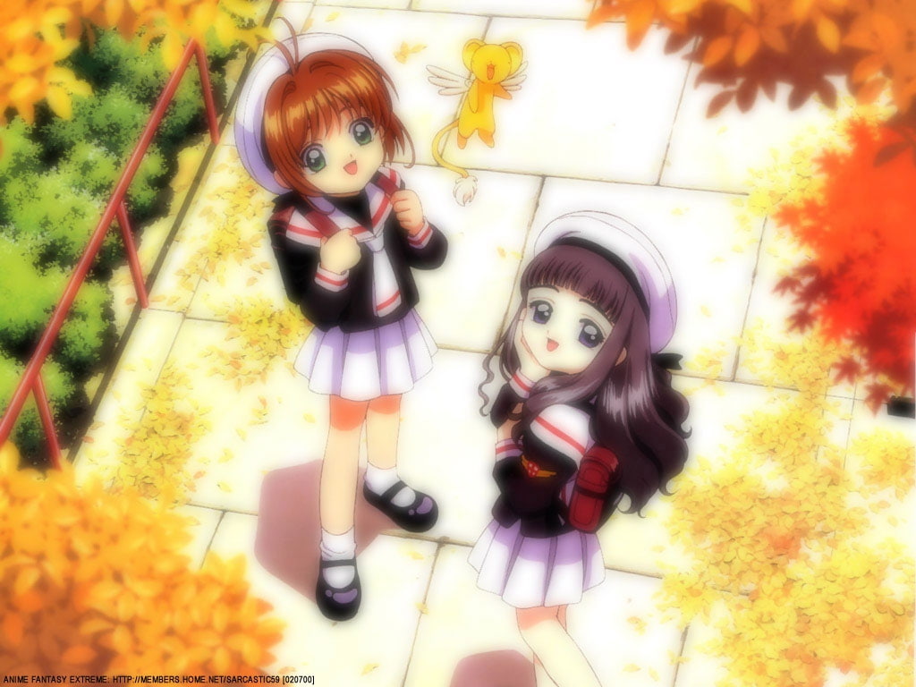 captor, card captor sakura, 480P, day, art, anime, nice, card, hd, sakura, girl, HD Wallpaper