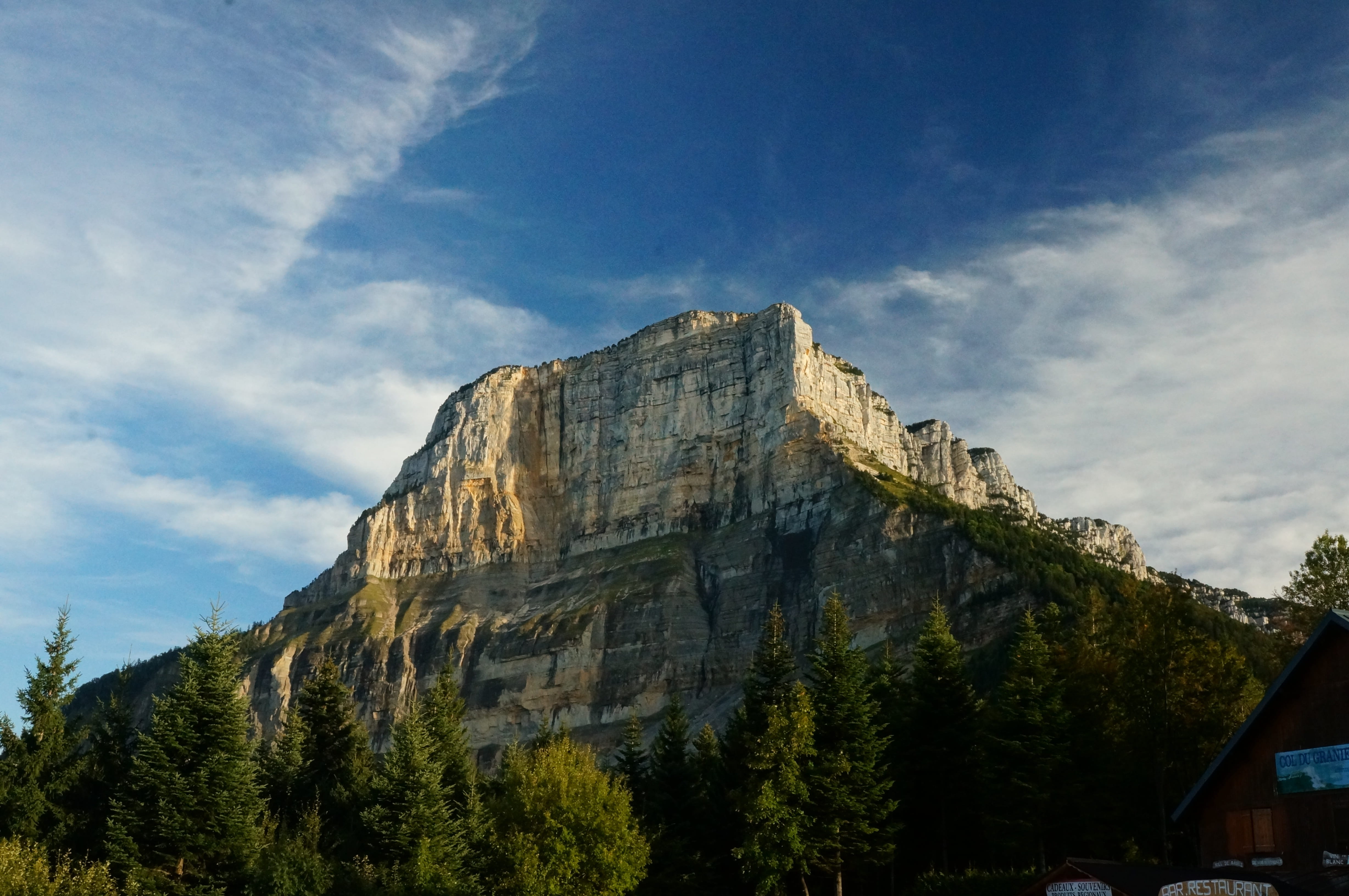 plant, no people, cloud - sky, alps, rock, rock - object, nature, 4K, low angle view, chartreuse, tree, outdoors, architecture, mountain peak, mountain, HD Wallpaper