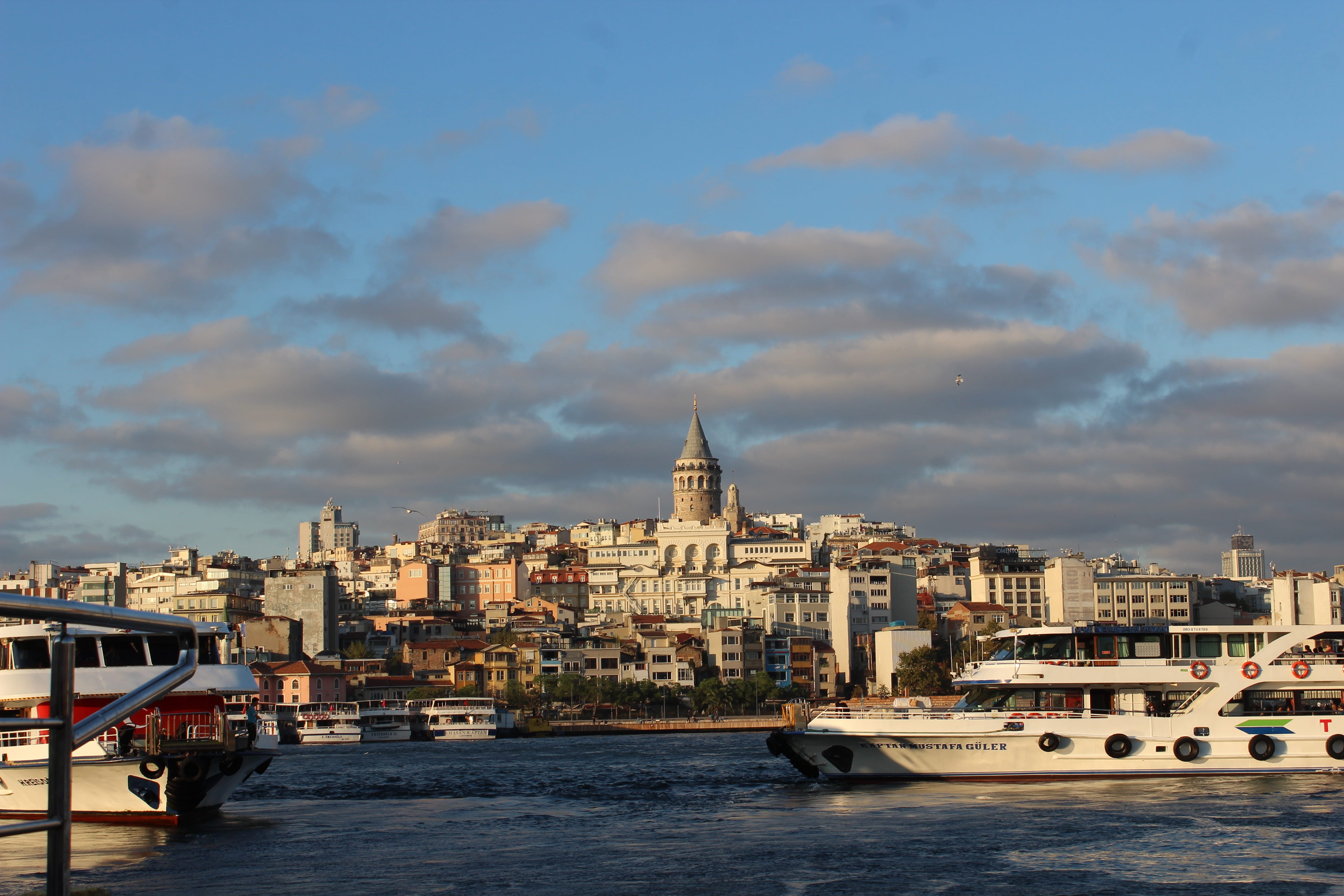 islam, background, istanbul, nautical vessel, travel, tower, built structure, architecture, building, water, holiday, sky, canal, galata, turkey, residential district, HD Wallpaper