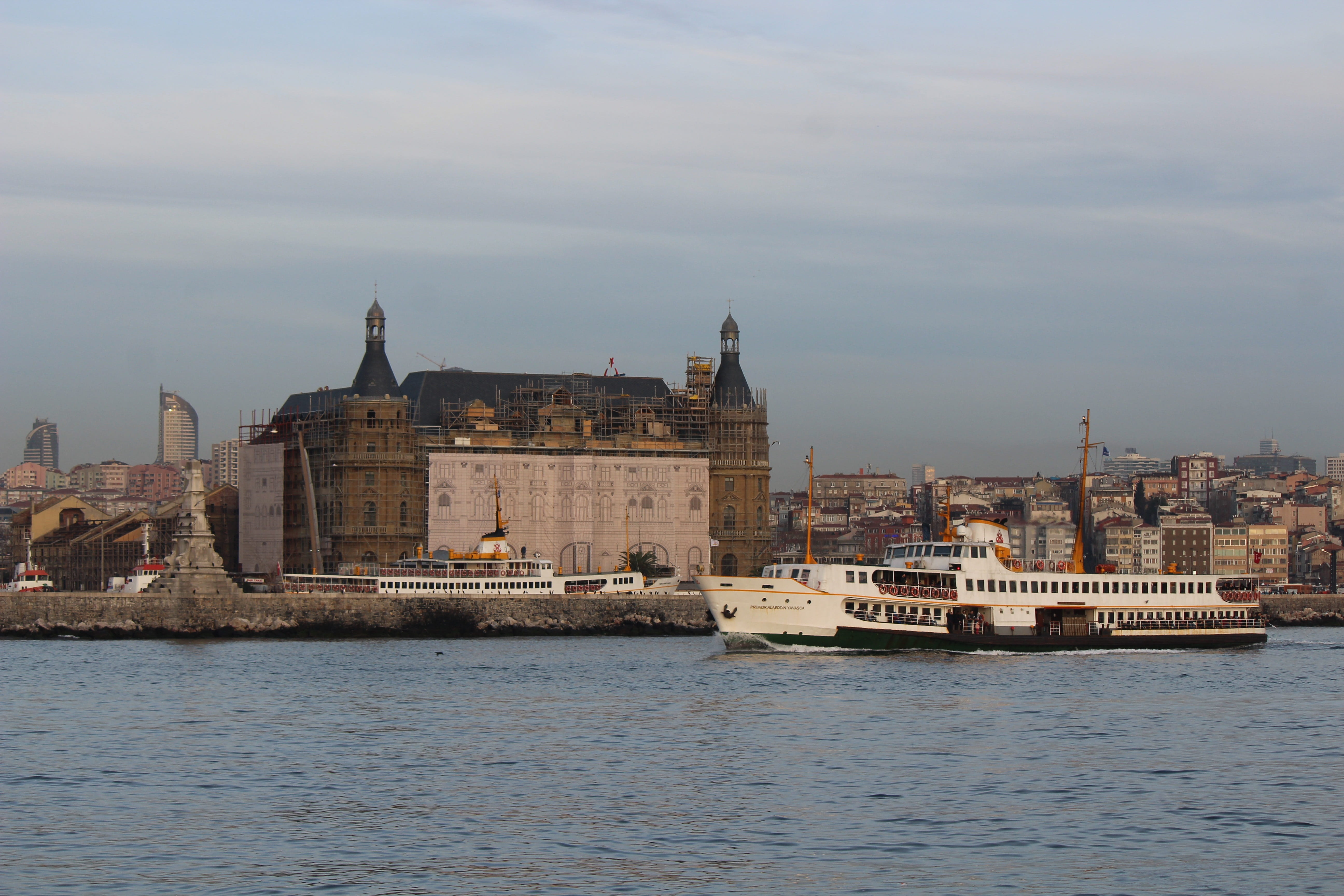 marmara, built structure, cityscape, outdoors, train, nature, sky, haydarpaşa, no people, river, travel, station, underground, city, kadıköy, port, building, HD Wallpaper