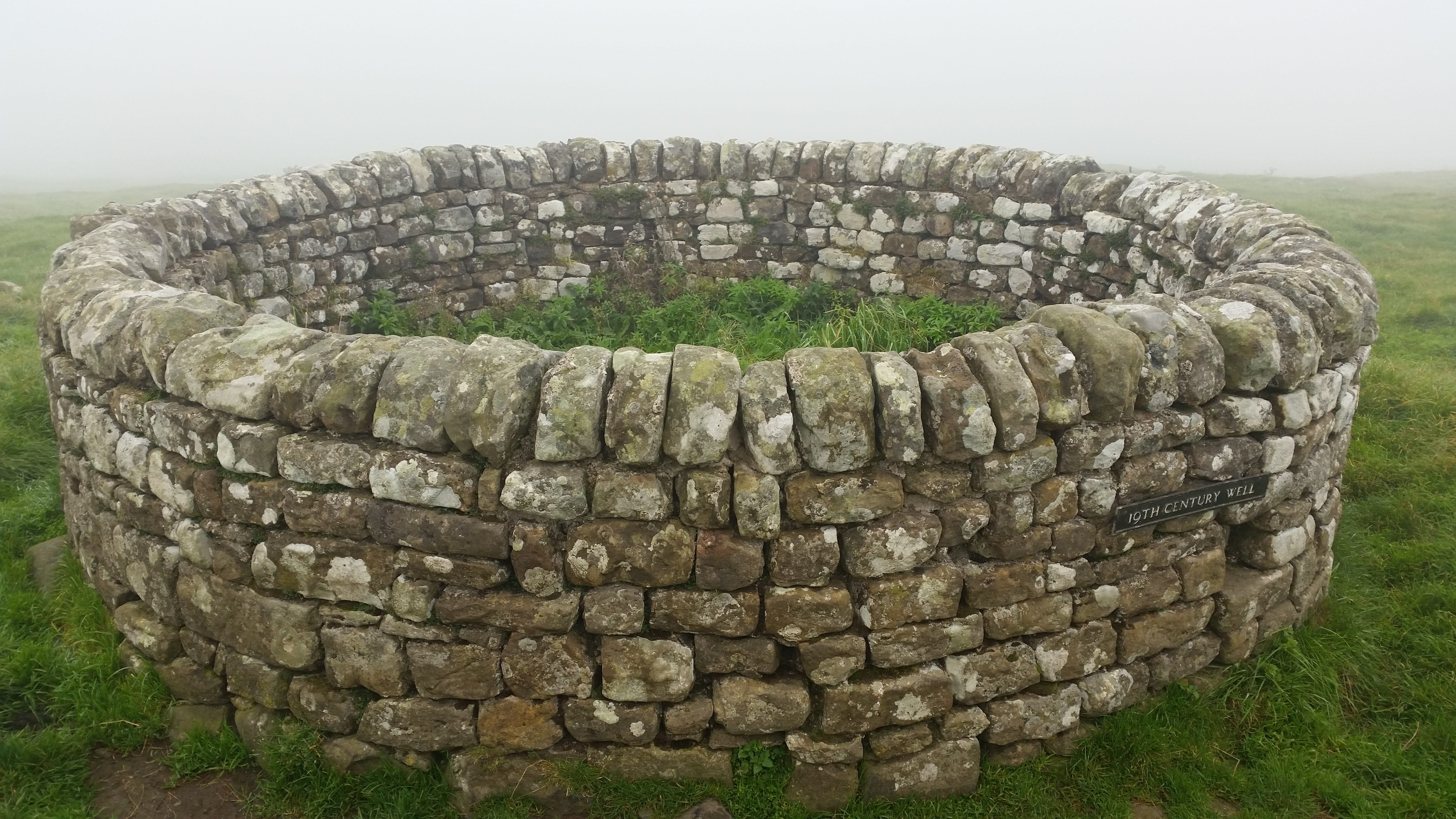 ruined, ancient civilization, plant, outdoors, hadrian, stone wall, 5K, wall, the past, built structure, grass, solid, nature, fog, no people, stone, old ruin, HD Wallpaper