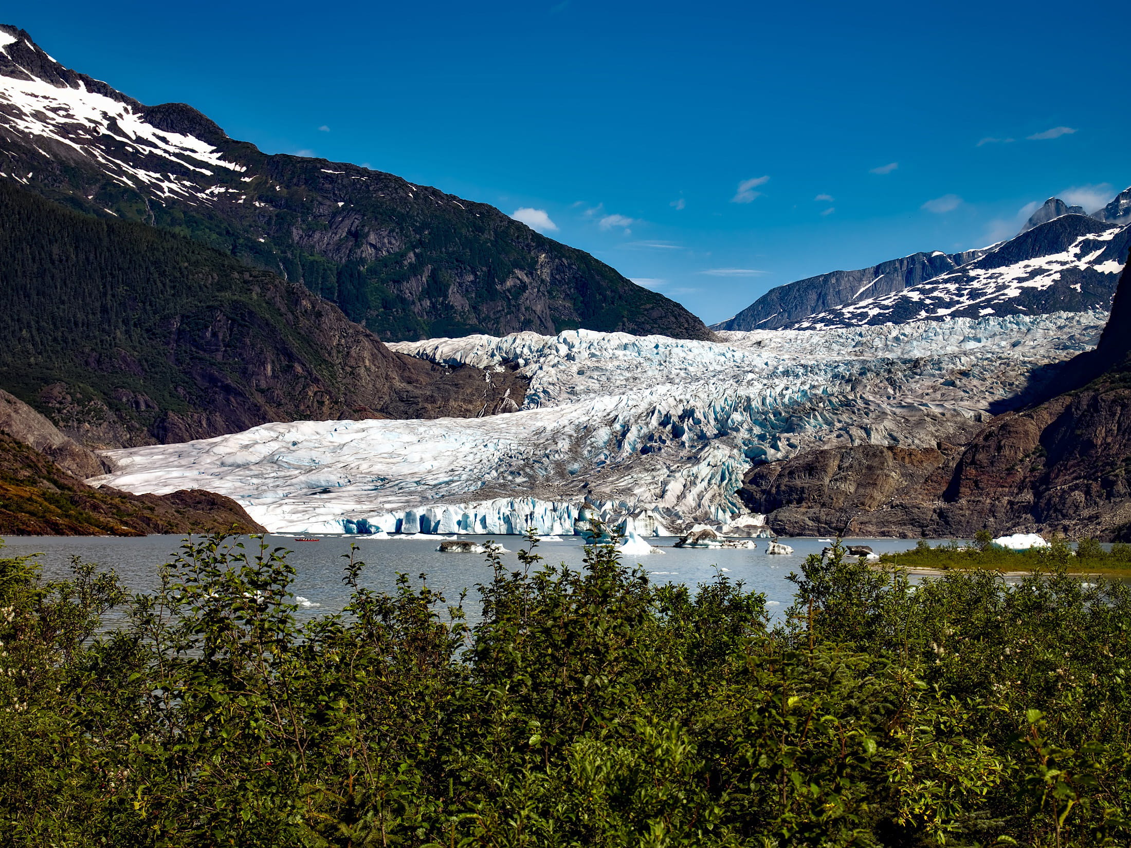 nature, Juneau, mountain Range, plant, Juneau, environment, snow, tranquility, lake, Alaska, ice, no People, mountain, scenics - nature, formation, glacier, HD Wallpaper