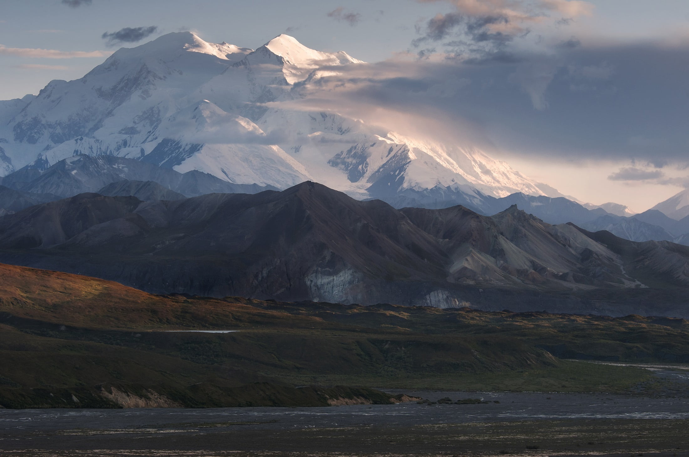 snow, denali, scenics - nature, travel, mountain range, beauty in nature, rugged, national park preserve, mountains, covered, day, cold temperature, tranquility, HD Wallpaper