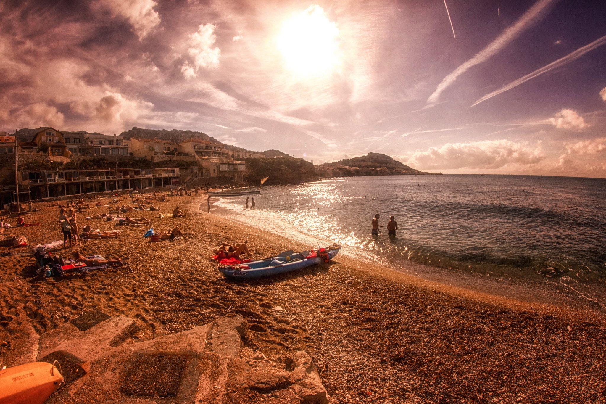 france, 1080P, rivages, beach, corniche, provence, plage, nature, marseille, panorama, panoramic, prado, calanques, sea, HD Wallpaper