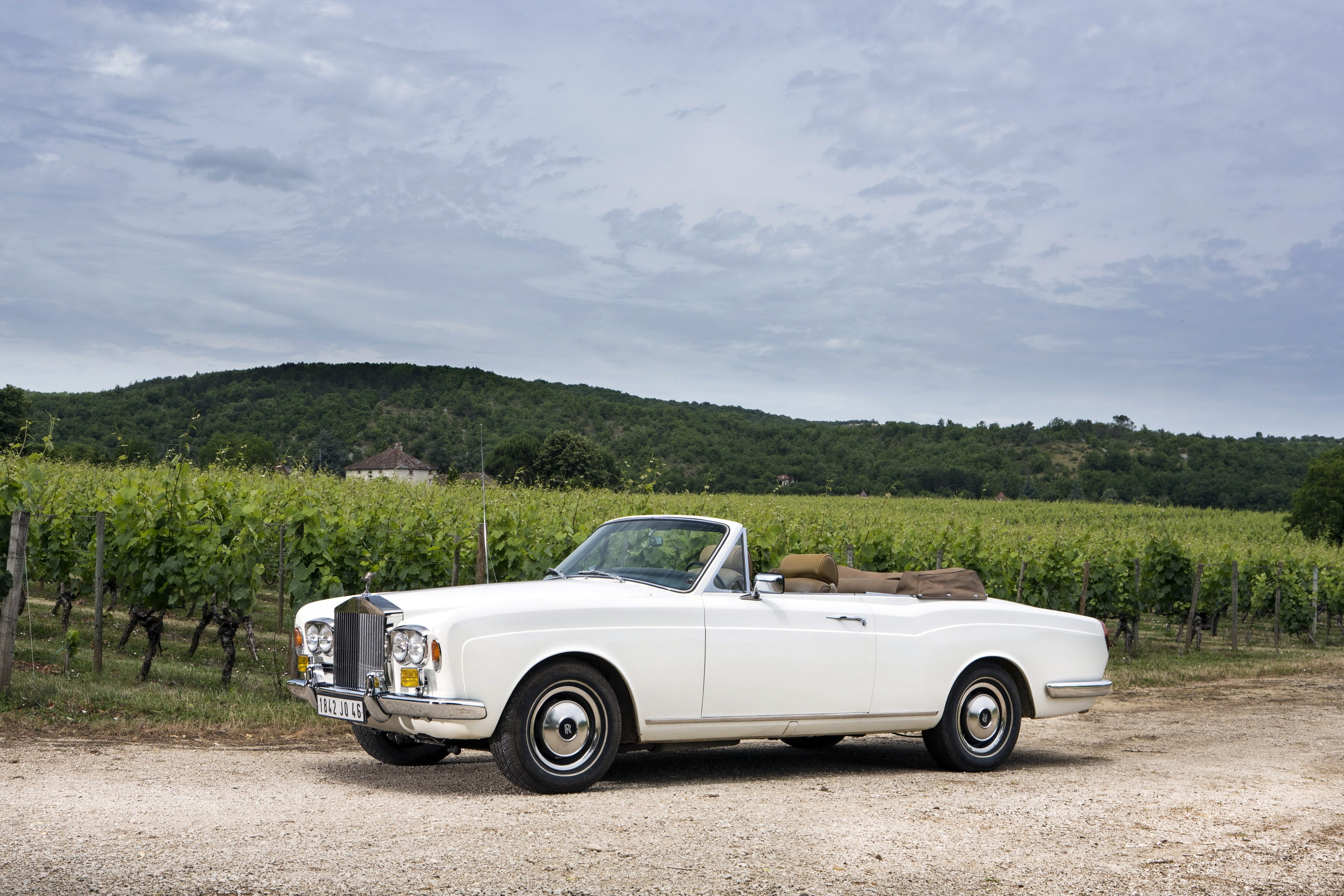 1972, corniche, 4K, cars, rolls-royce, convertible, HD Wallpaper