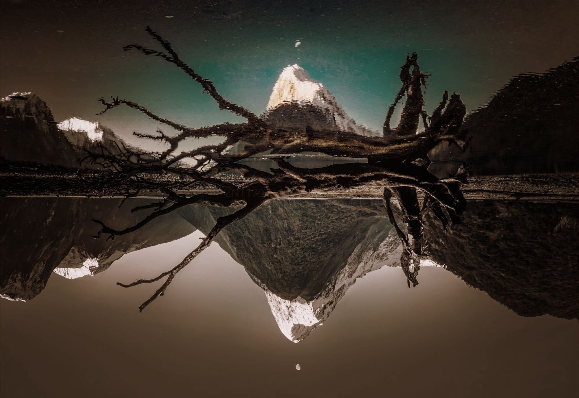 reverse, reflection, trees, nature, lake, 1080P, landscape, water, HD Wallpaper