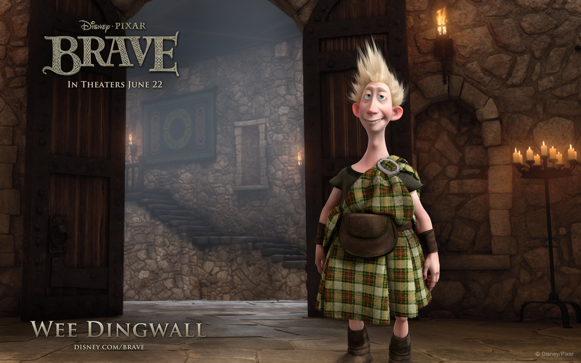 Brave (Movie), 1080P, Movie, Brave, Wee Dingwall, HD Wallpaper