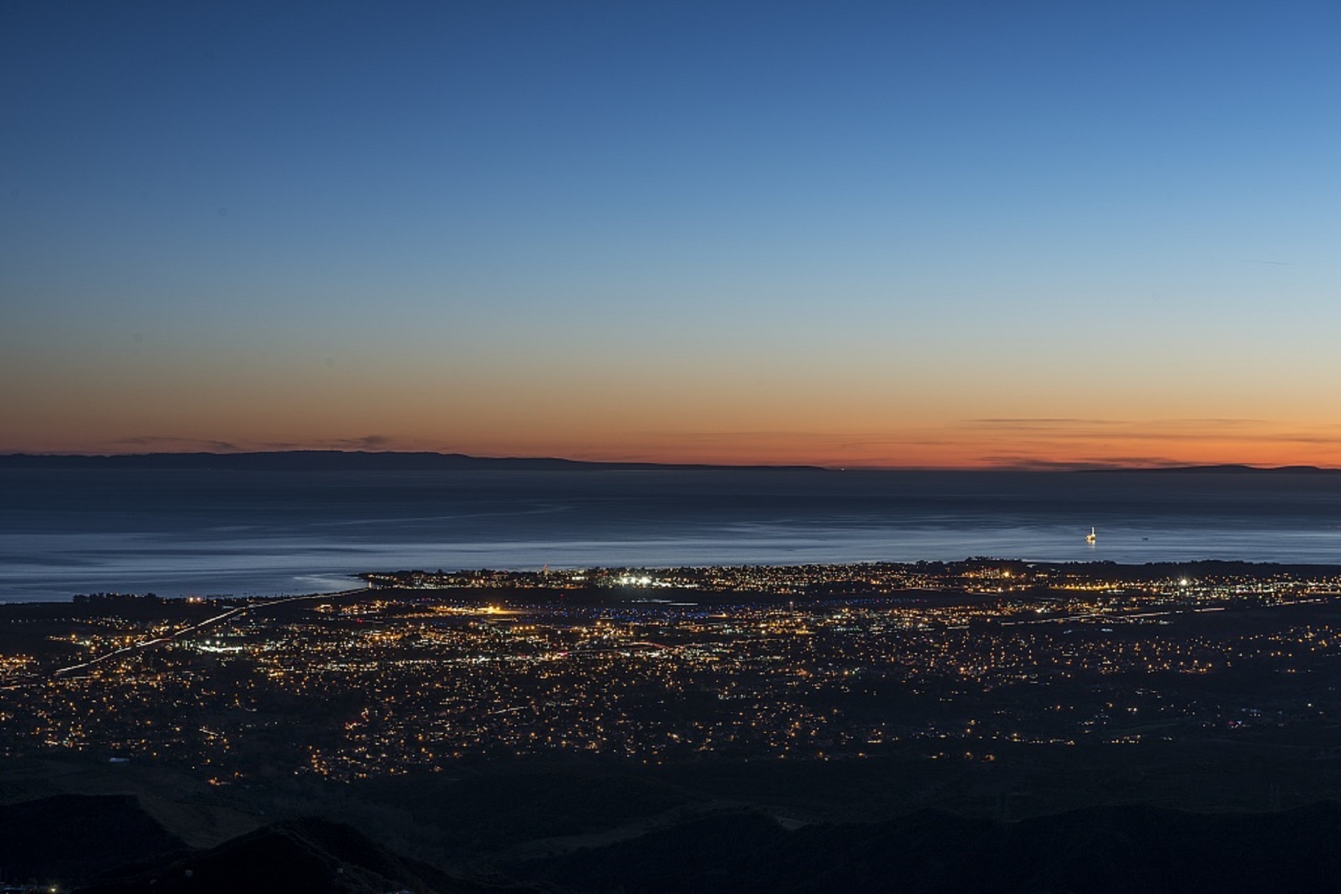 no people, california, copy space, sea, cityscape, photo, 1080P, landscape, scenics - nature, urban, horizon, downtown, panorama, illuminated, nature, HD Wallpaper