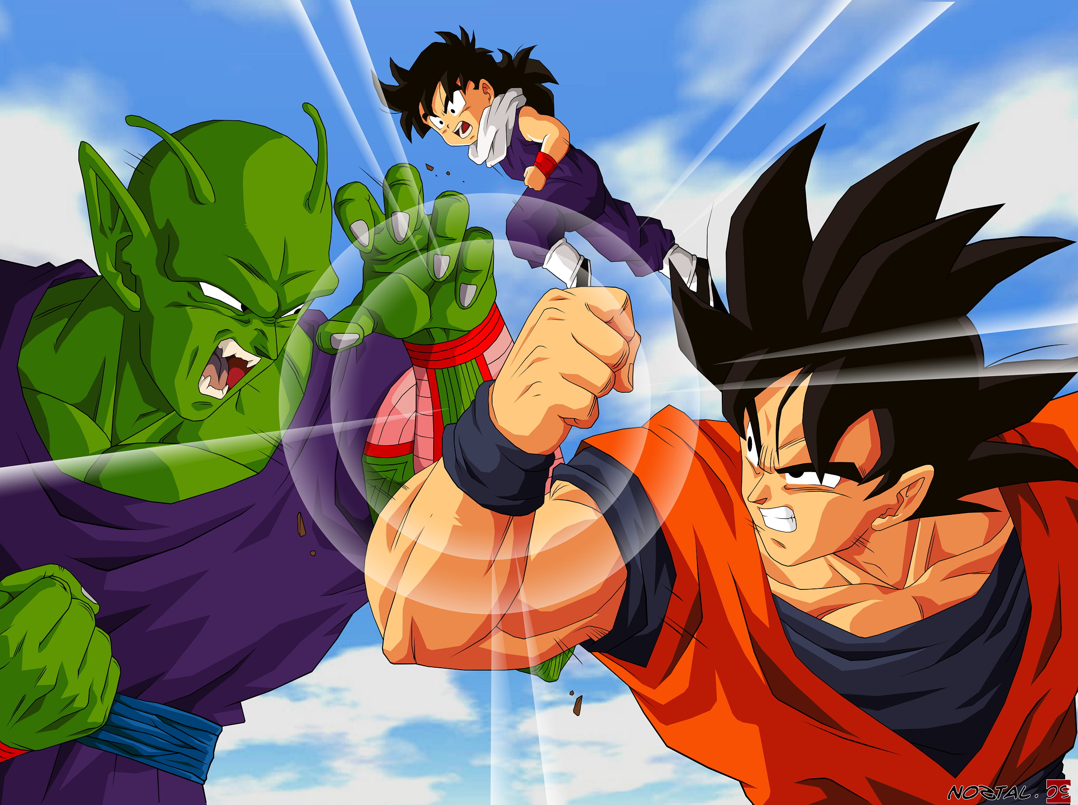 son, 1080P, gohan, piccolo, ball, dragon, goku, HD Wallpaper