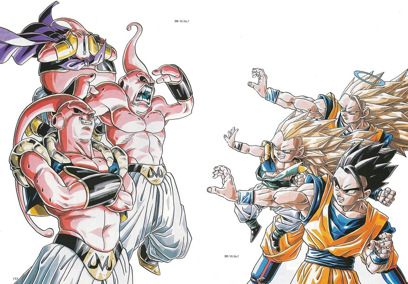 Son Goku, hd, ball, dragon, art, Buu, z, son, gohan, 720P, goku, dragonball, anime, x, HD Wallpaper