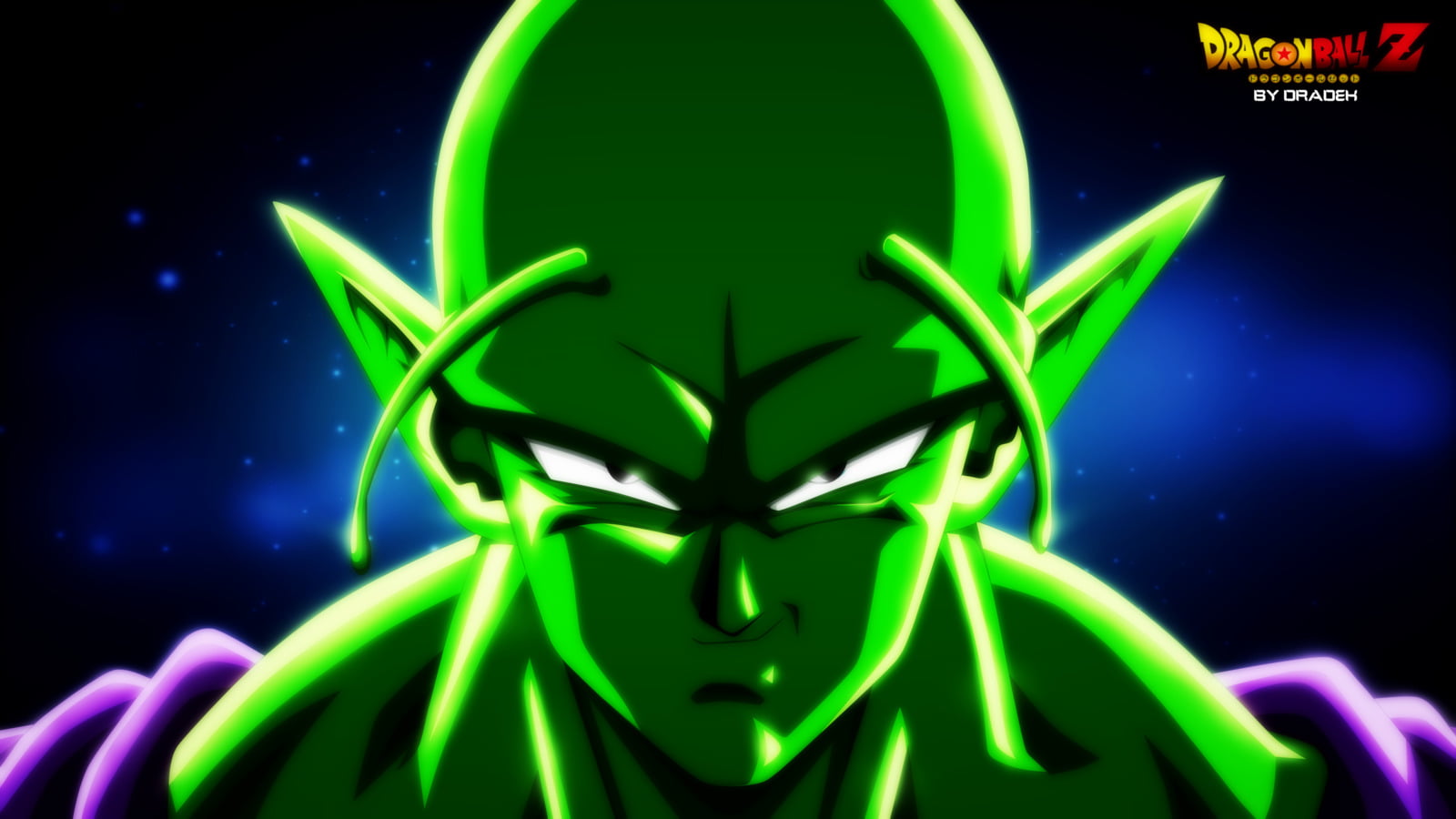 multi colored, Dragon Ball Super, digital composite, green, front view, close-up, shape, illuminated, no people, Dragon Ball, night, lighting equipment, HD Wallpaper