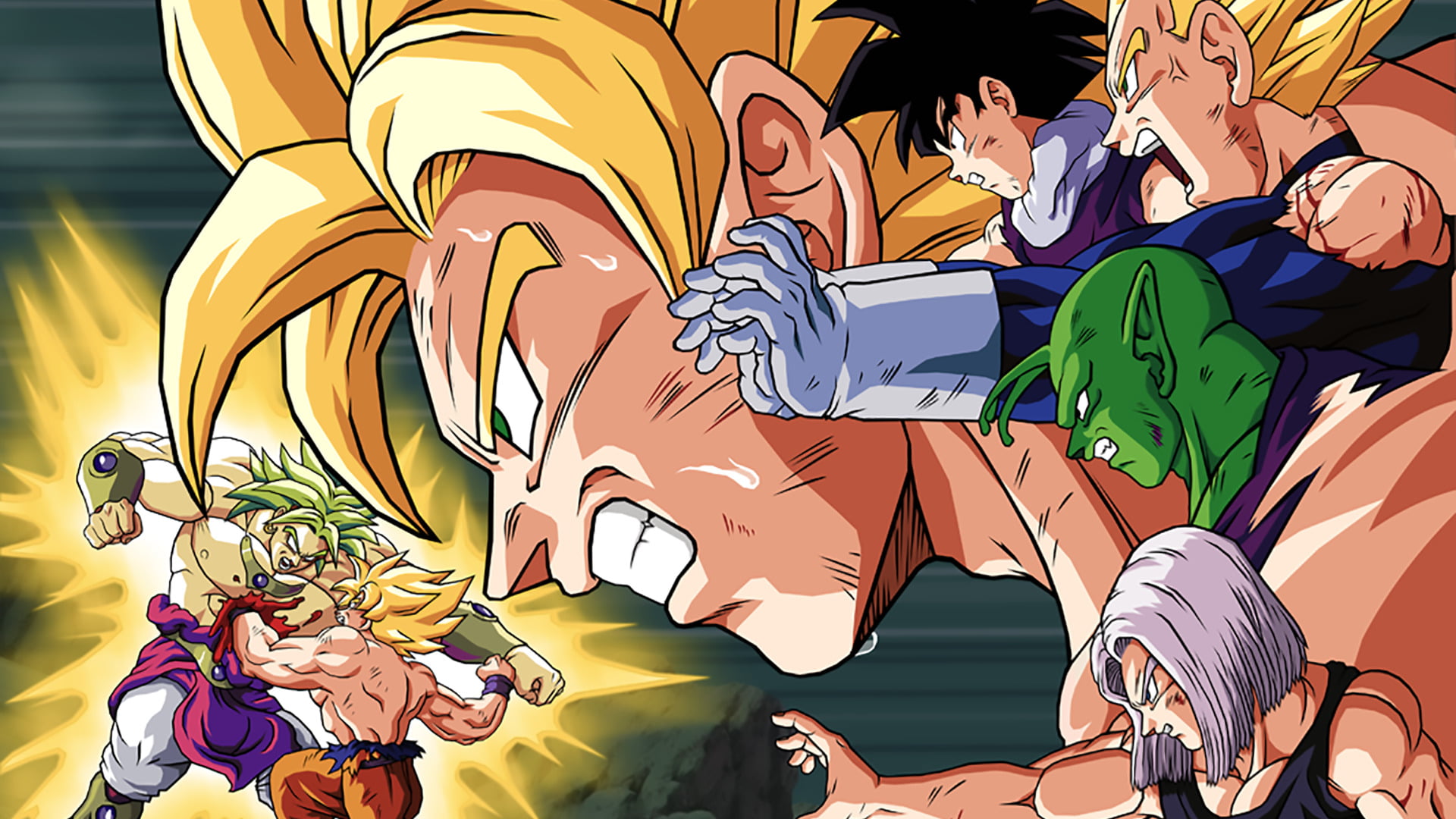 1080P, occupation, Trunks (Dragon Ball), Gohan (Dragon Ball), Piccolo (Dragon Ball), close-up, nature, multi colored, Dragon Ball Z, z, male likeness, HD Wallpaper