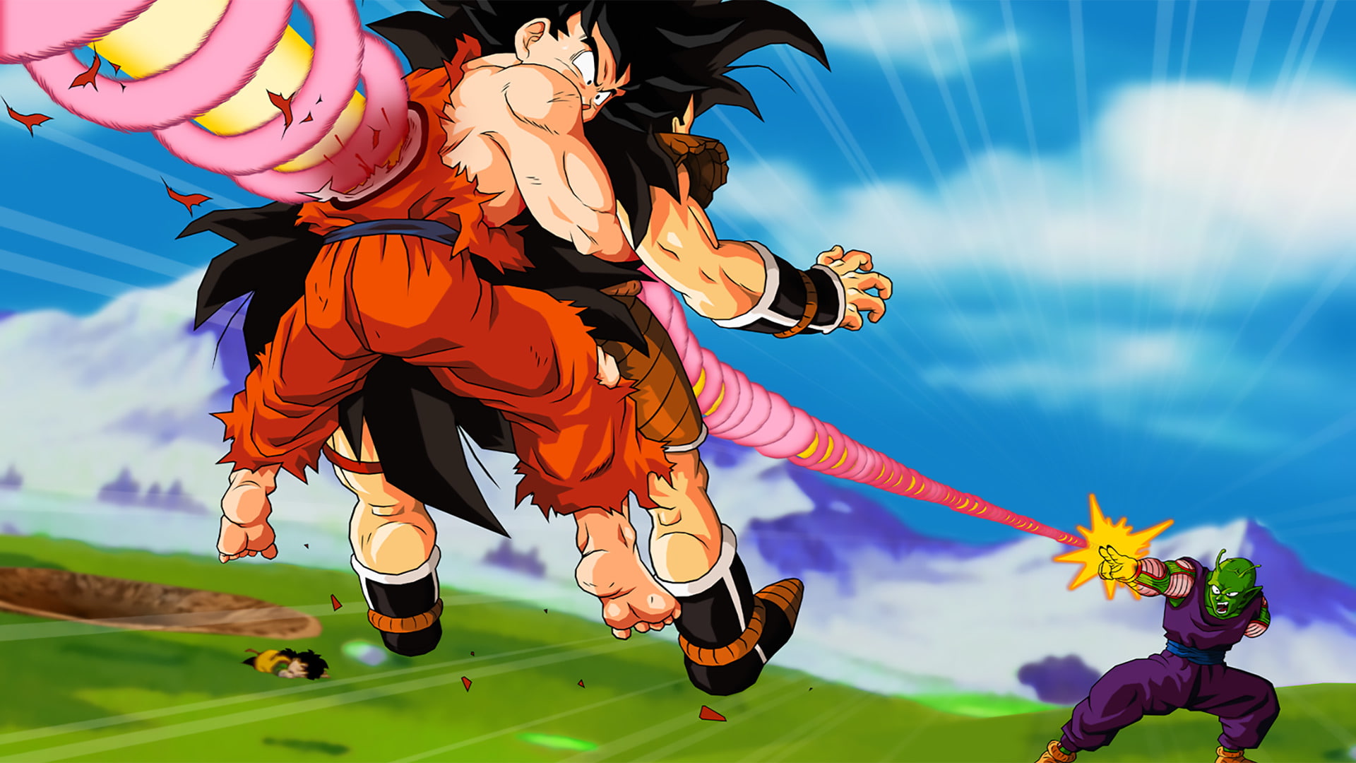 Dragon Ball Z, Goku, Raditz (Dragon Ball), Dragon Ball, 1080P, Piccolo (Dragon Ball), HD Wallpaper