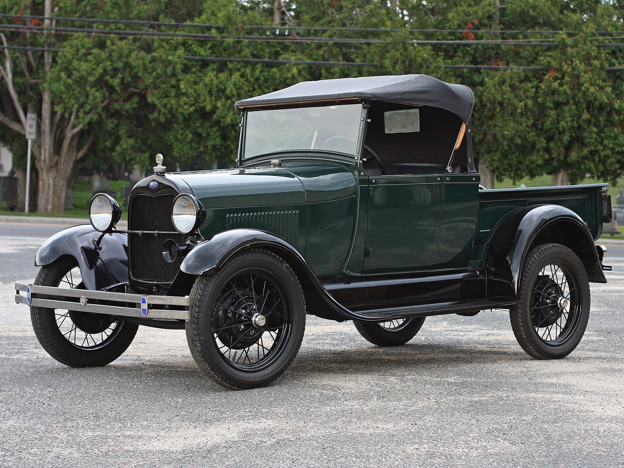 pickup, model a, ford, 78a, roadster, 1080P, 1927, retro, HD Wallpaper