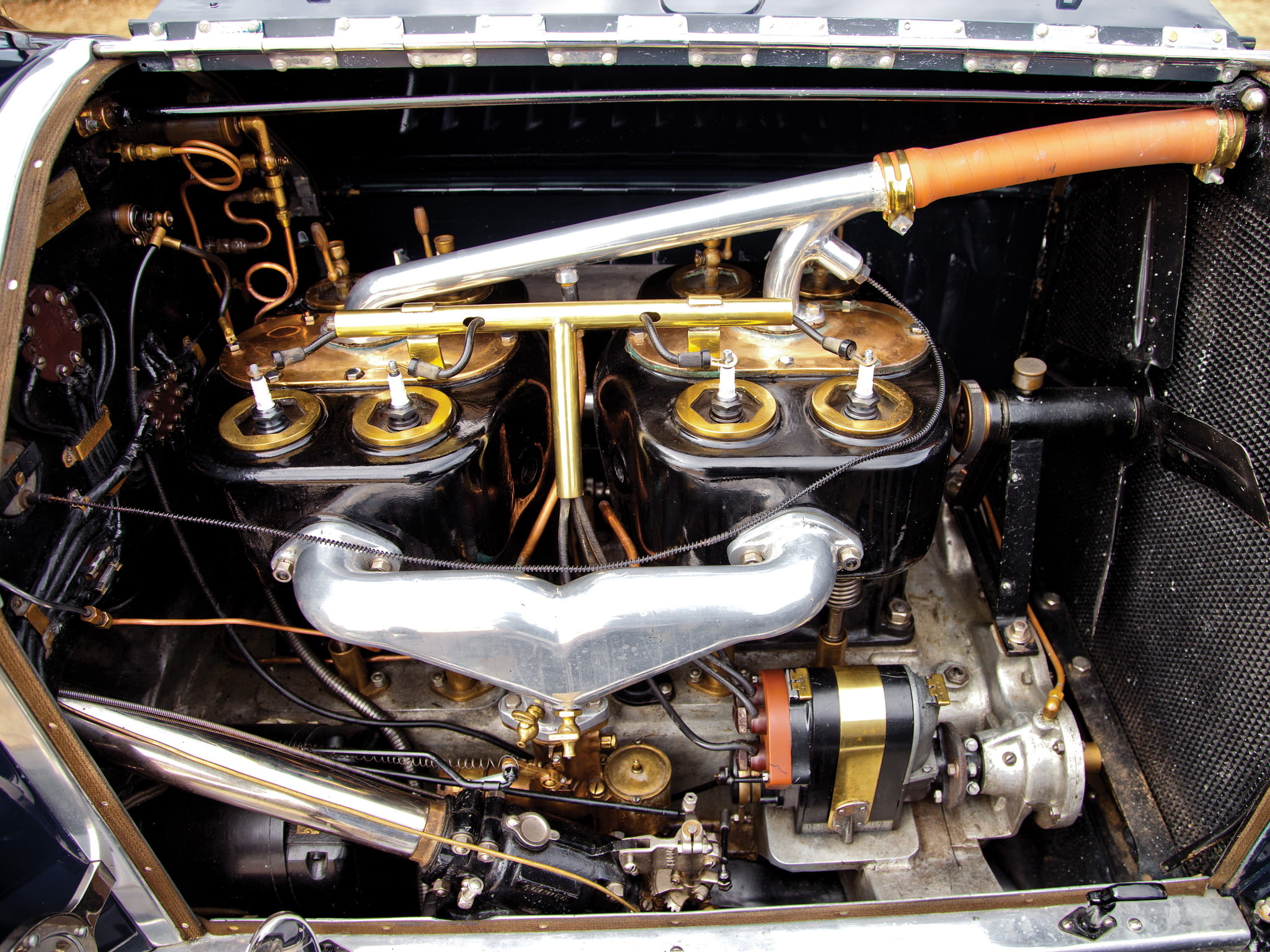 stutz, 1080P, retro, bulldog, model c, 1916, engine, HD Wallpaper