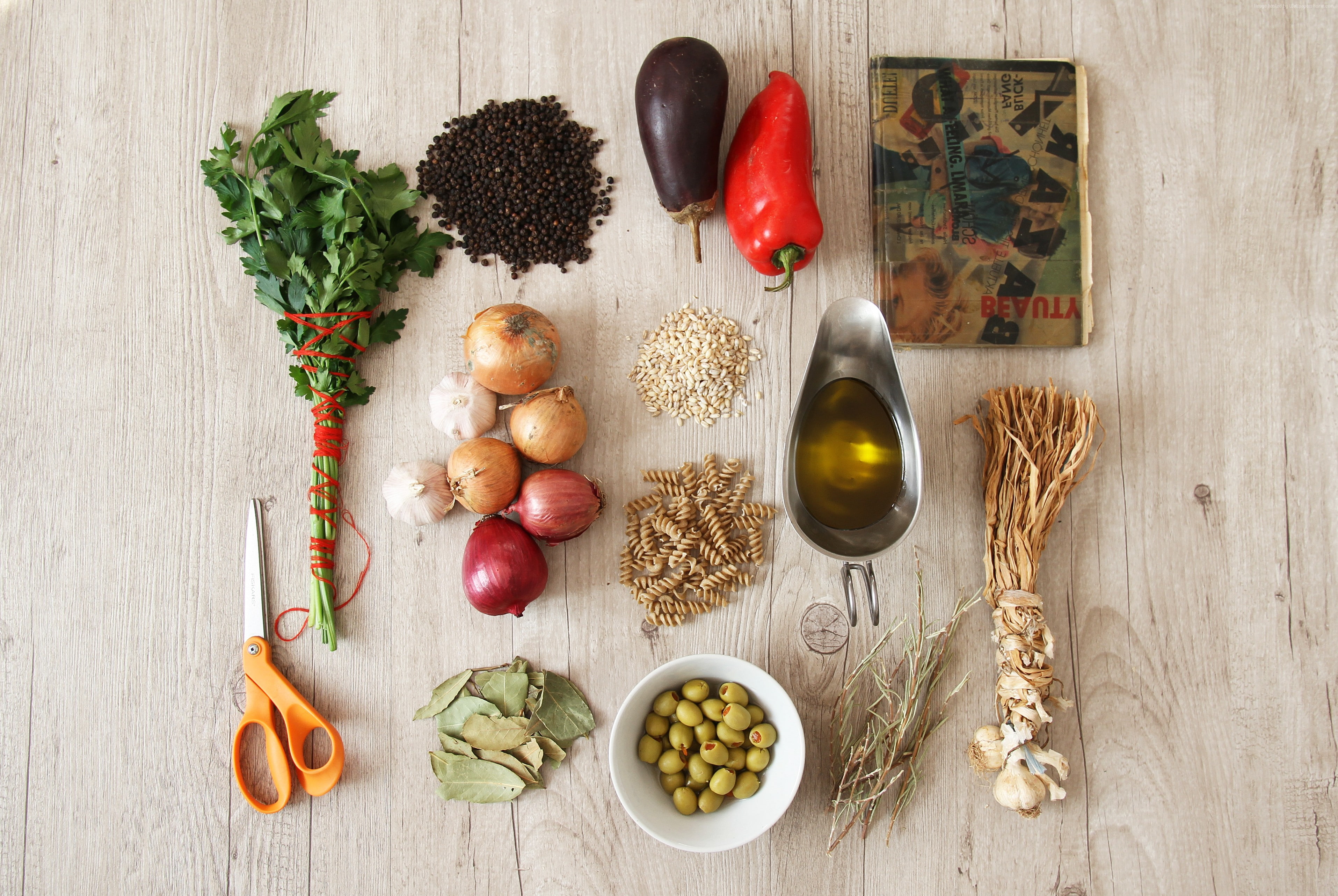 still life, 2K, vegetables, food, HD Wallpaper
