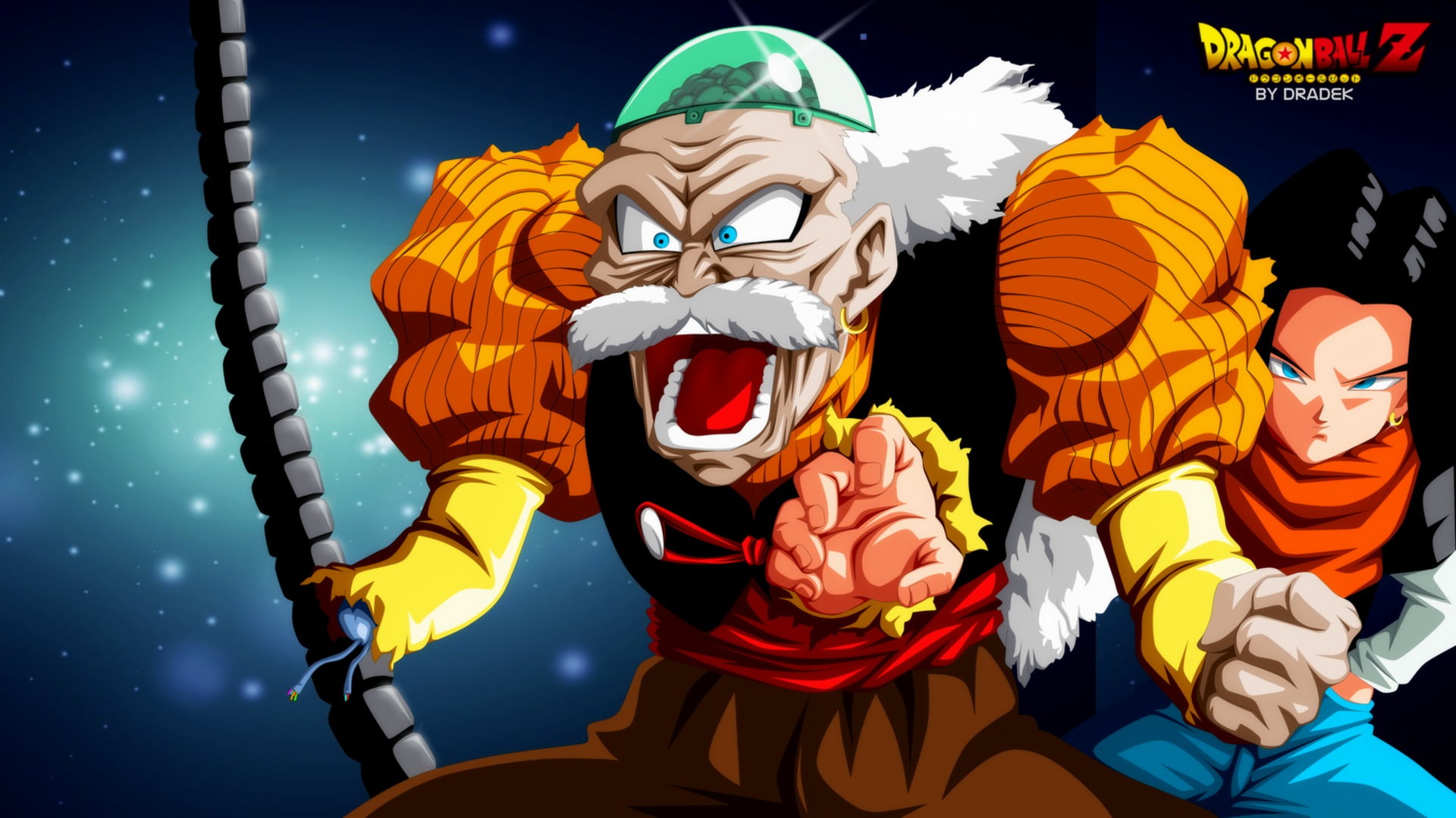 Dragon Ball, Dragon Ball Z, 1080P, Android 17 (Dragon Ball), Dr Gero (Dragon Ball), HD Wallpaper